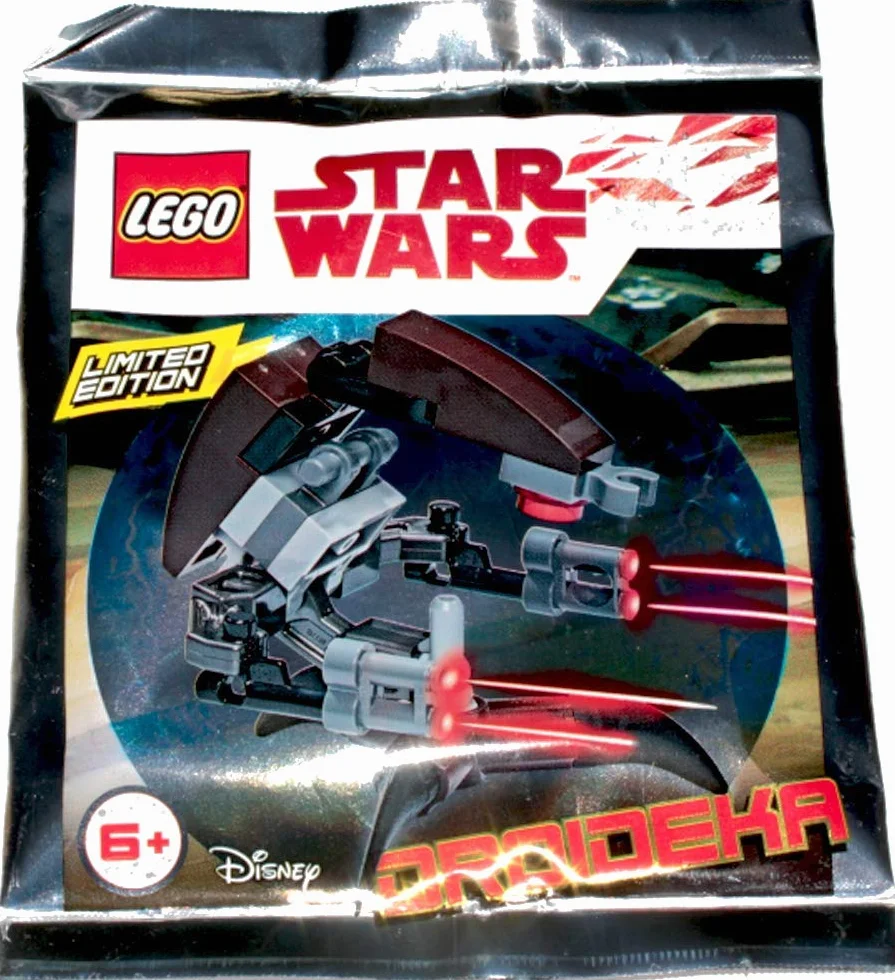 LEGO Star Wars Episode 1 - edycja limitowana - Droideka - foil Pack