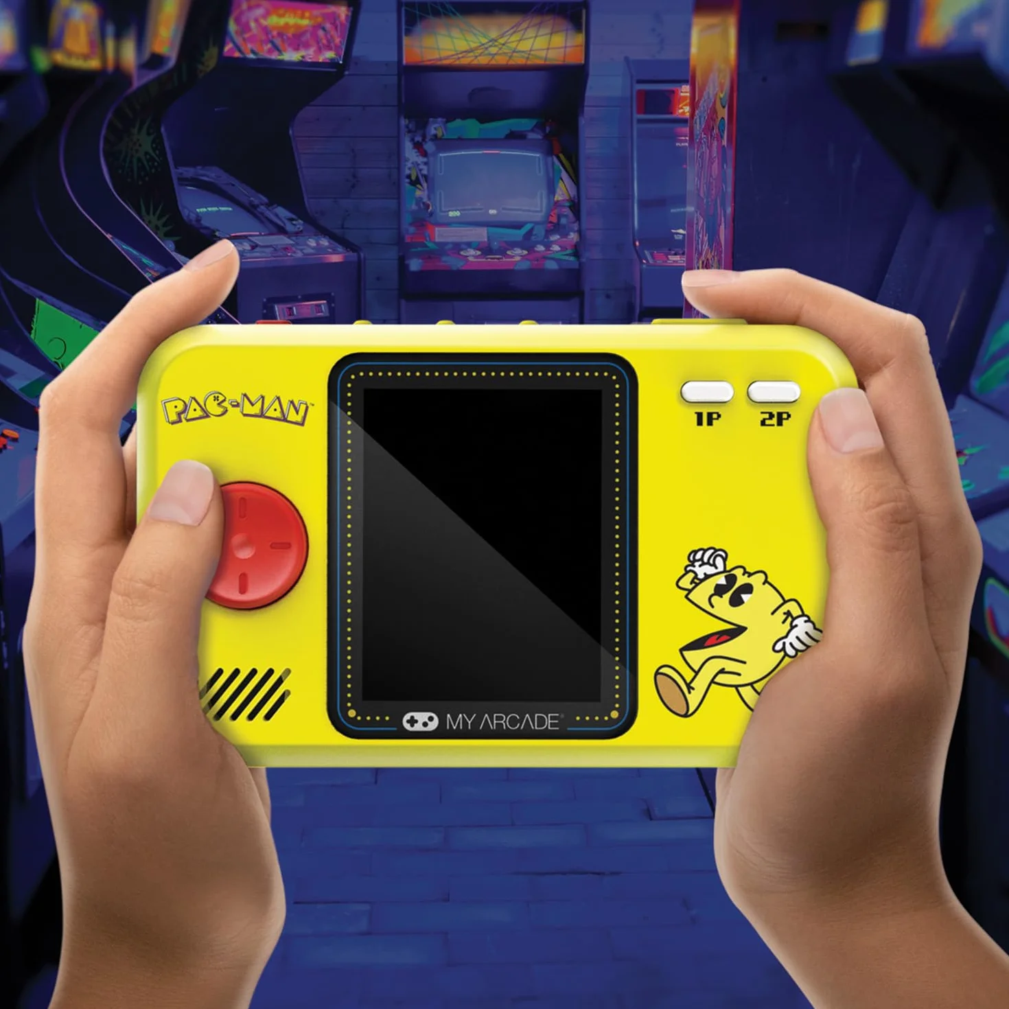 My Arcade DGUNL-4198 PAC-MAN Pocket Player Pro Handheld Portable Gaming System