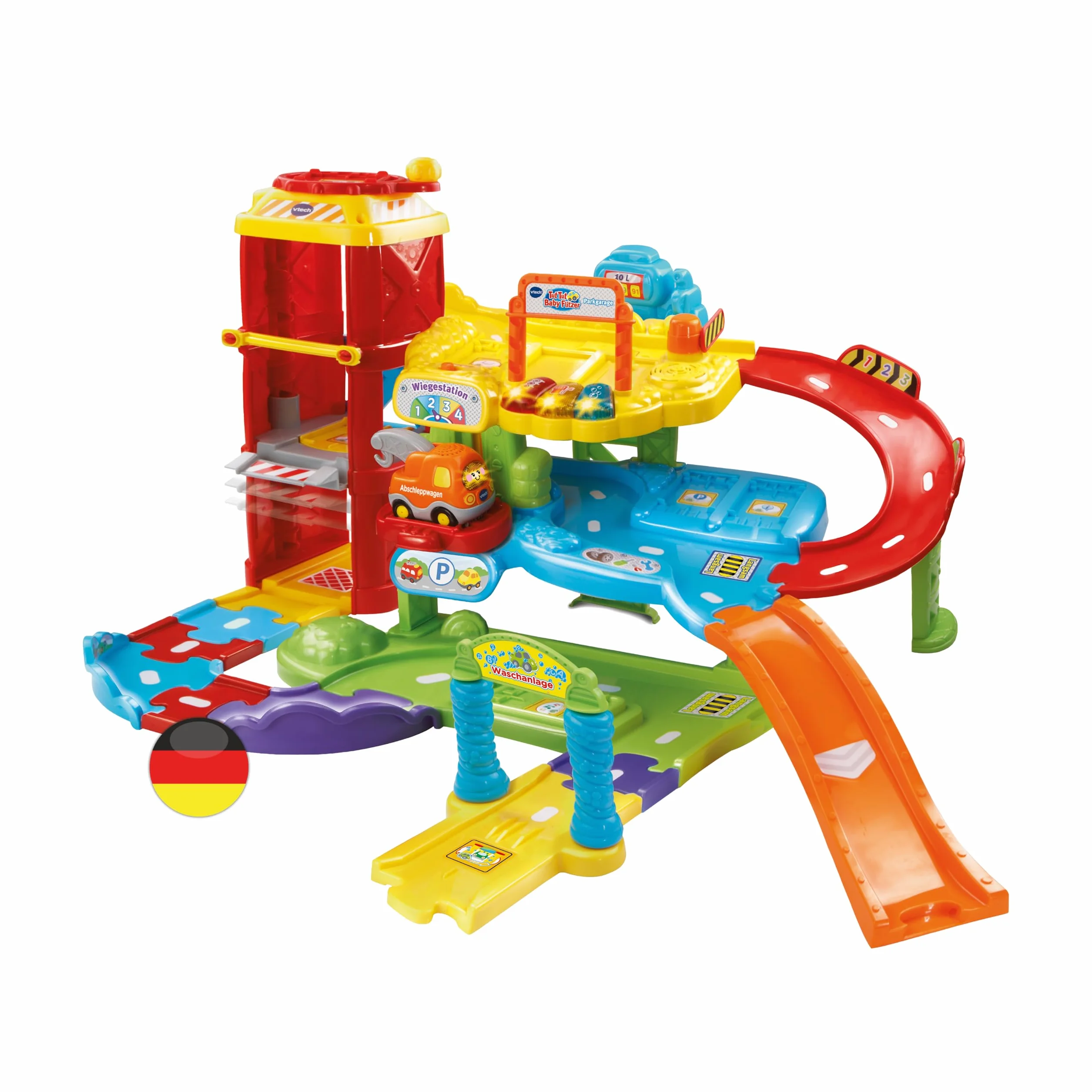 VTech Tut Baby Flitzer, garaż parkowy, kolorowy, kolorowy