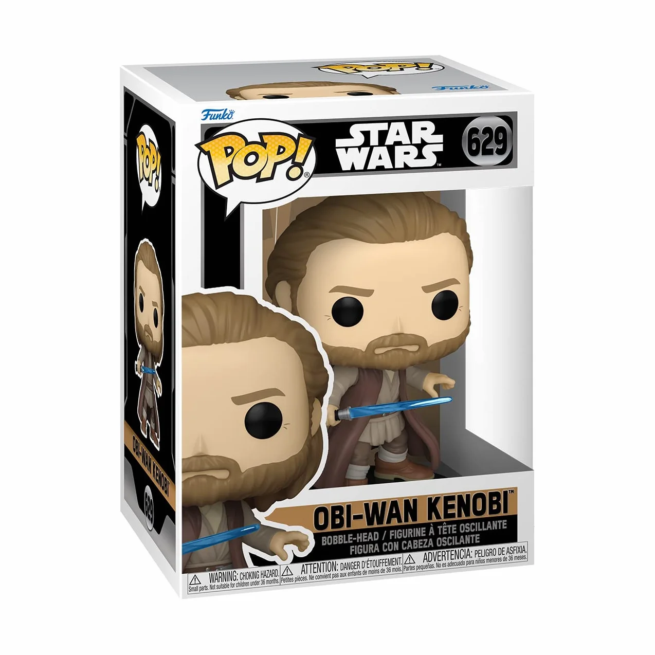 Funko POP! Vinyl: Obi-Wan Kenobi Battle Pose - Jasper - Gwiezdne Wojny - kolekcjonerska figurka winylowa - pomysł na prezent - Oficjalny towar - Zabawki dla dzieci i dorosłych - Fani TV - Model