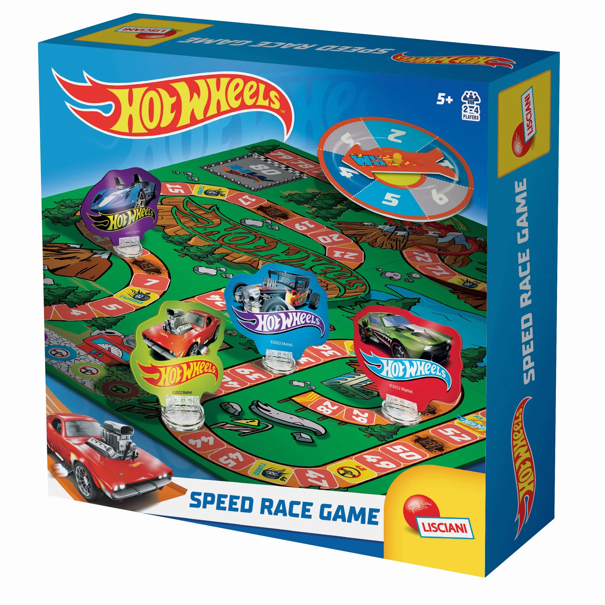 Liscianigiochi Hot Wheels Gra Planszowa, Wielokolorowy, od 5 lat
