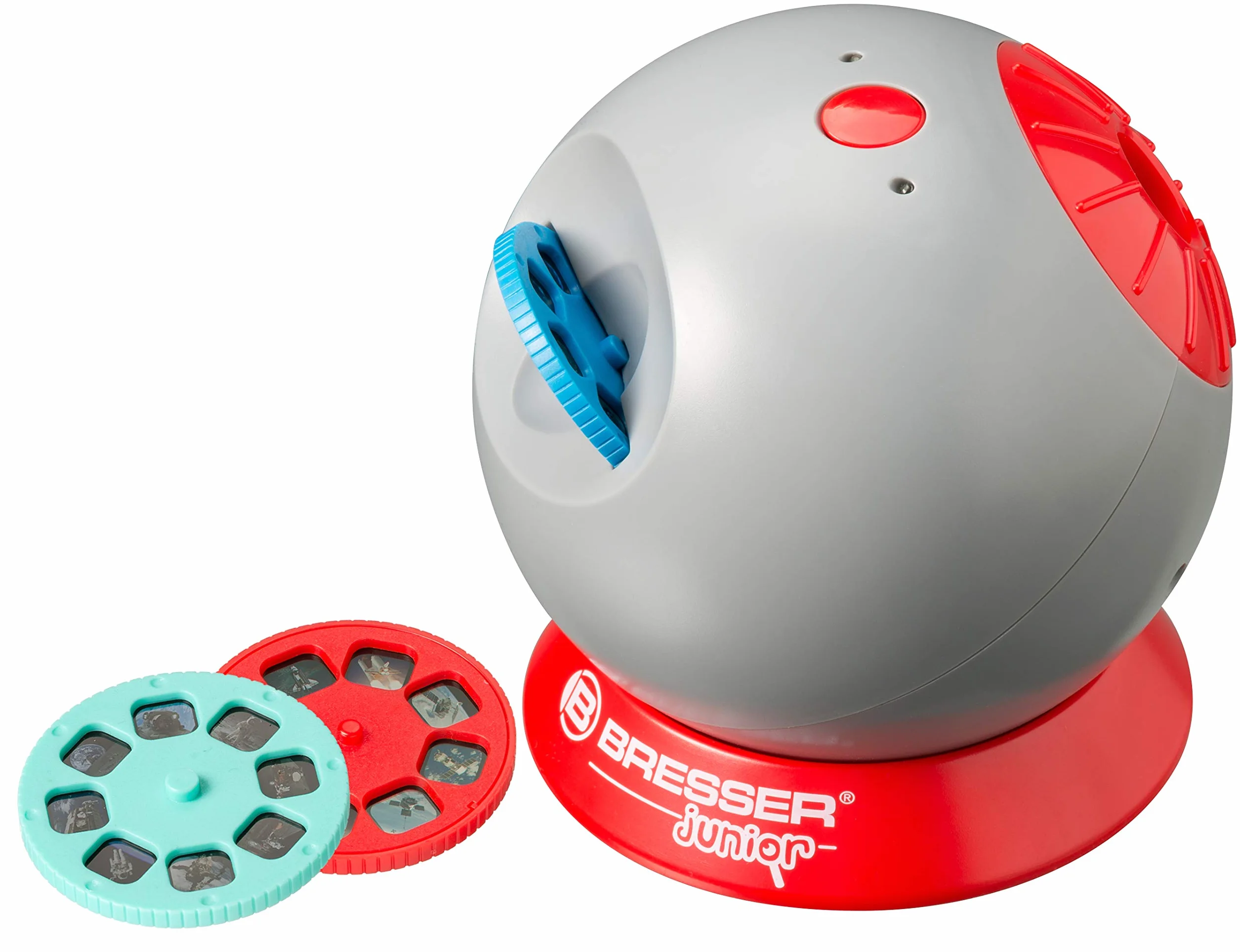 Bresser 8847300 Junior Science projektor Maxi dla dzieci z 24 obrazami astronomicznymi do projekcji na ścianie