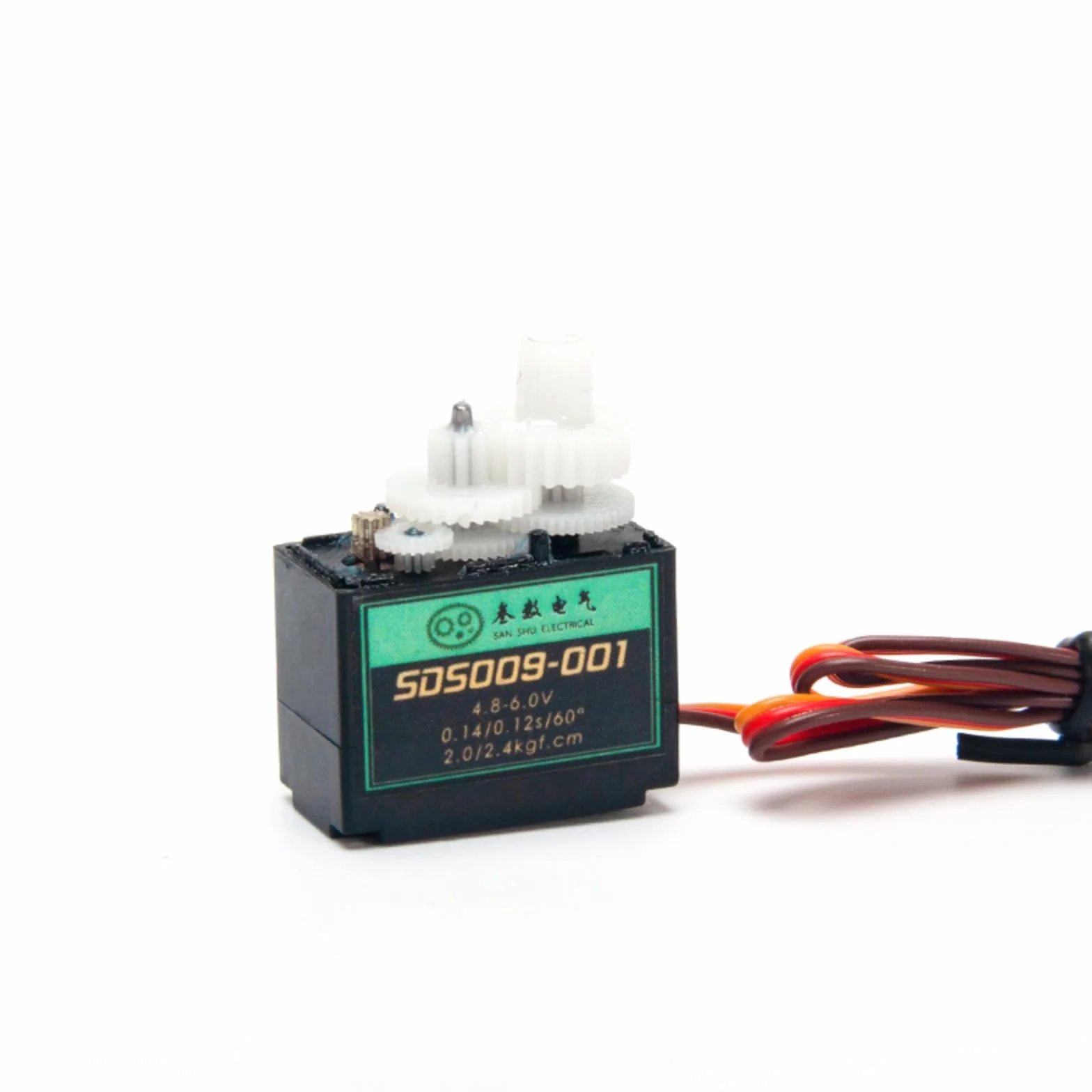 EMAX ES9051 mikrocyfrowe serwomechanizm 4,3 g do wymiany steru radiolink A560, helikopter, robot, łodzi (długość kabla serwomechanizmu 15,5 cm)