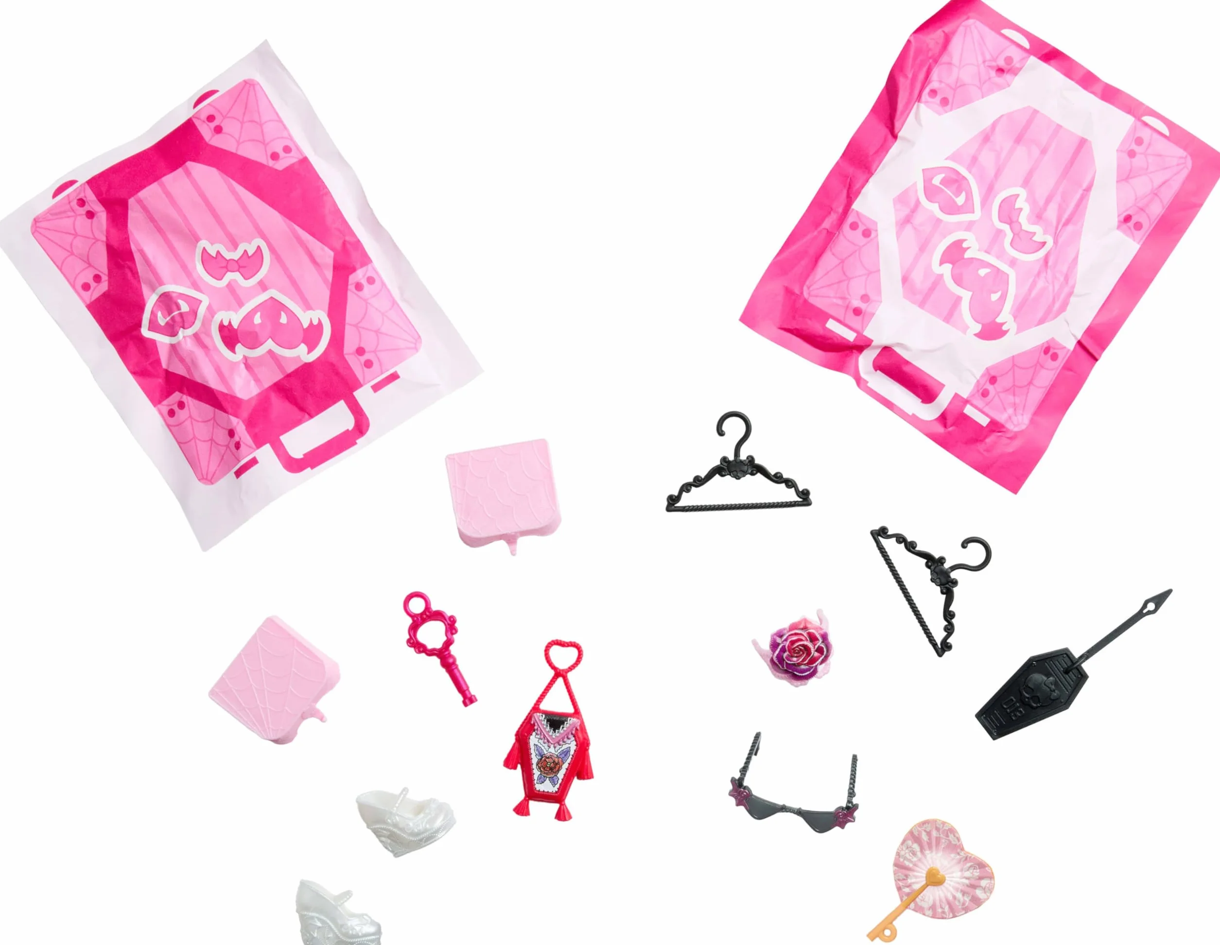 Monster High Straszysekrety Seria 7 Upiorystyczne wakacje Draculaura Zestaw lalka walizka akcesoria JDR50