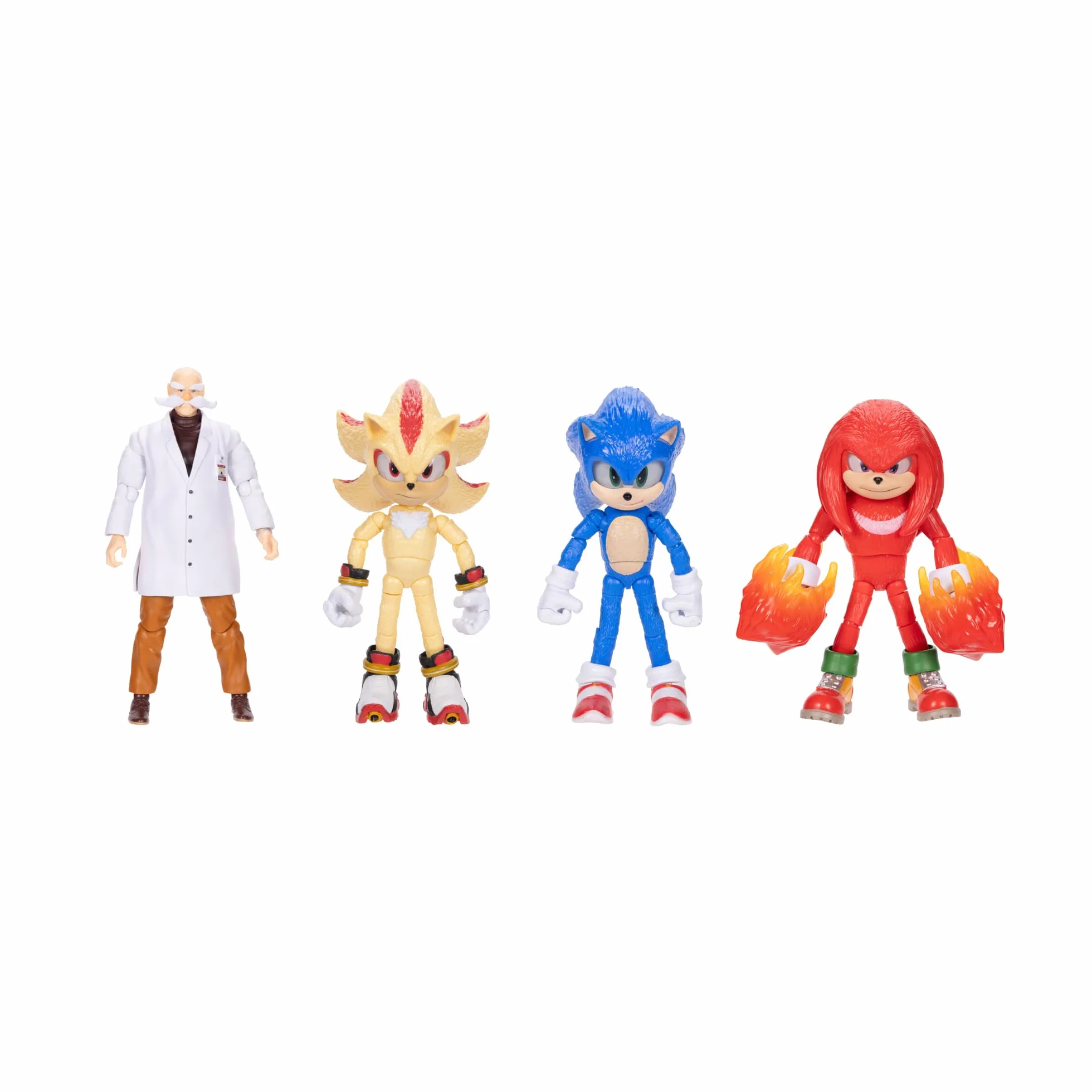 Sonic 3 The Movie Super Shadow Figurka z przegubami, oficjalna licencja, 12,5 cm, rzeczywiste szczegóły, figurki kolekcjonerskie, dla fanów, pomysł na prezent dla dzieci od 3 lat