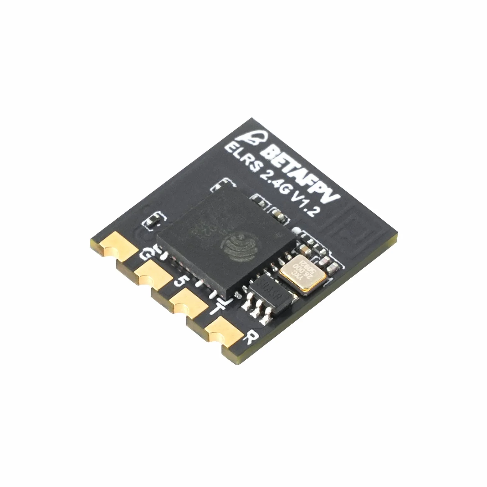 BETAFPV ExpressLRS Lite Receiver with Flat SMD Ceramic Antenna High Refresh Rate Long Range Performance Compatible for 65/75/85mm FPV Racing Whoop Drone V1.2