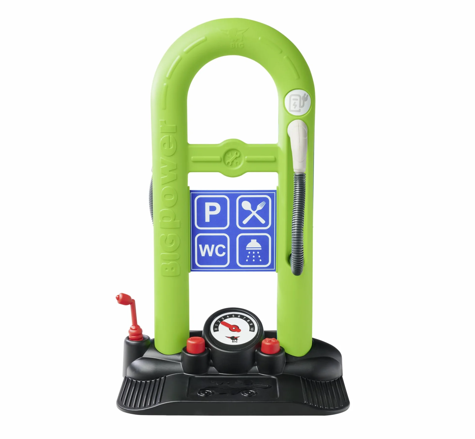 BIG Spielwarenfabrik 800056498 Bobby Car Stacja benzynowa, czarna, S