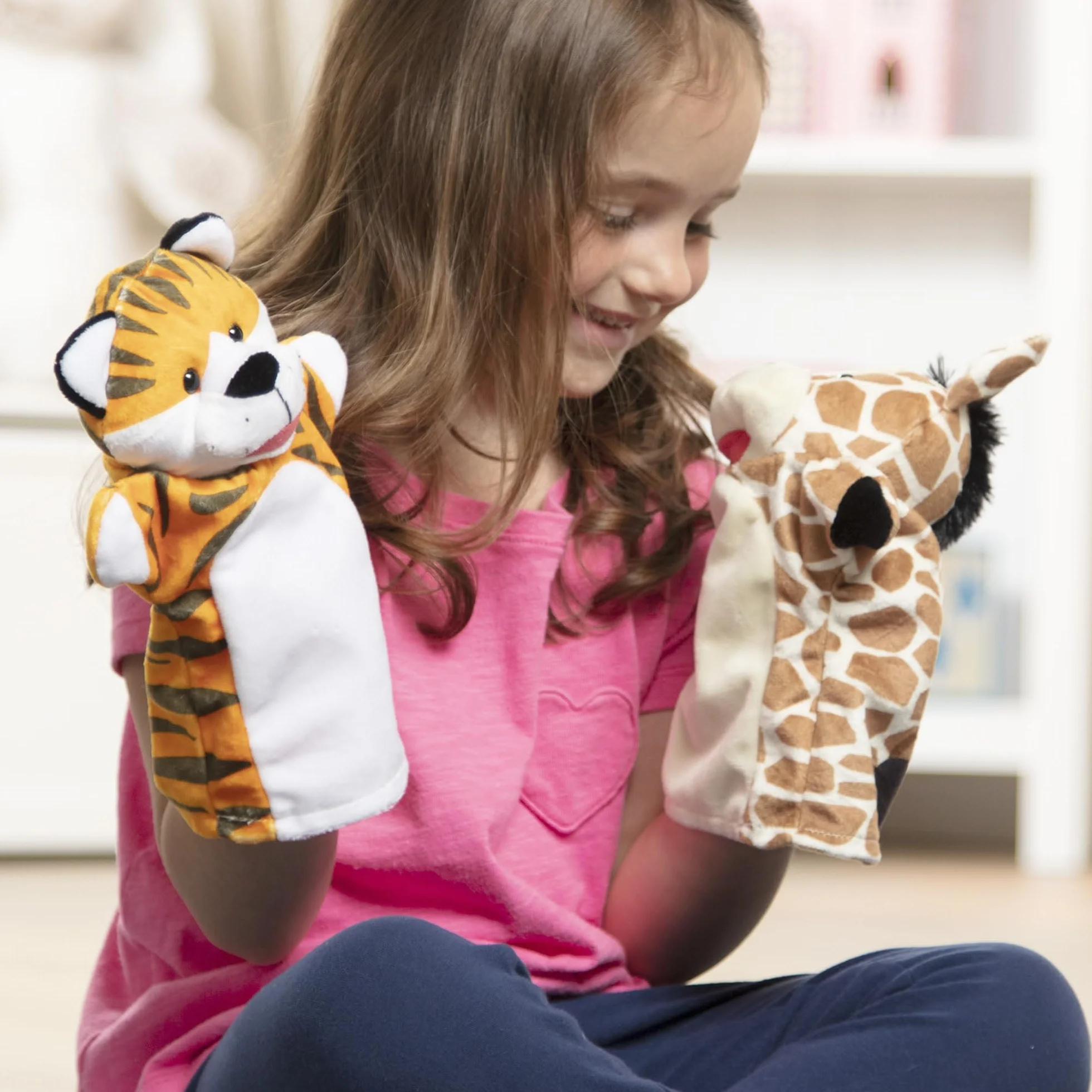 Melissa & Doug – pacynki z motywem zoo | pacynki i teatrzyki | pluszak | 2+ | prezent dla chłopca lub dziewczynki