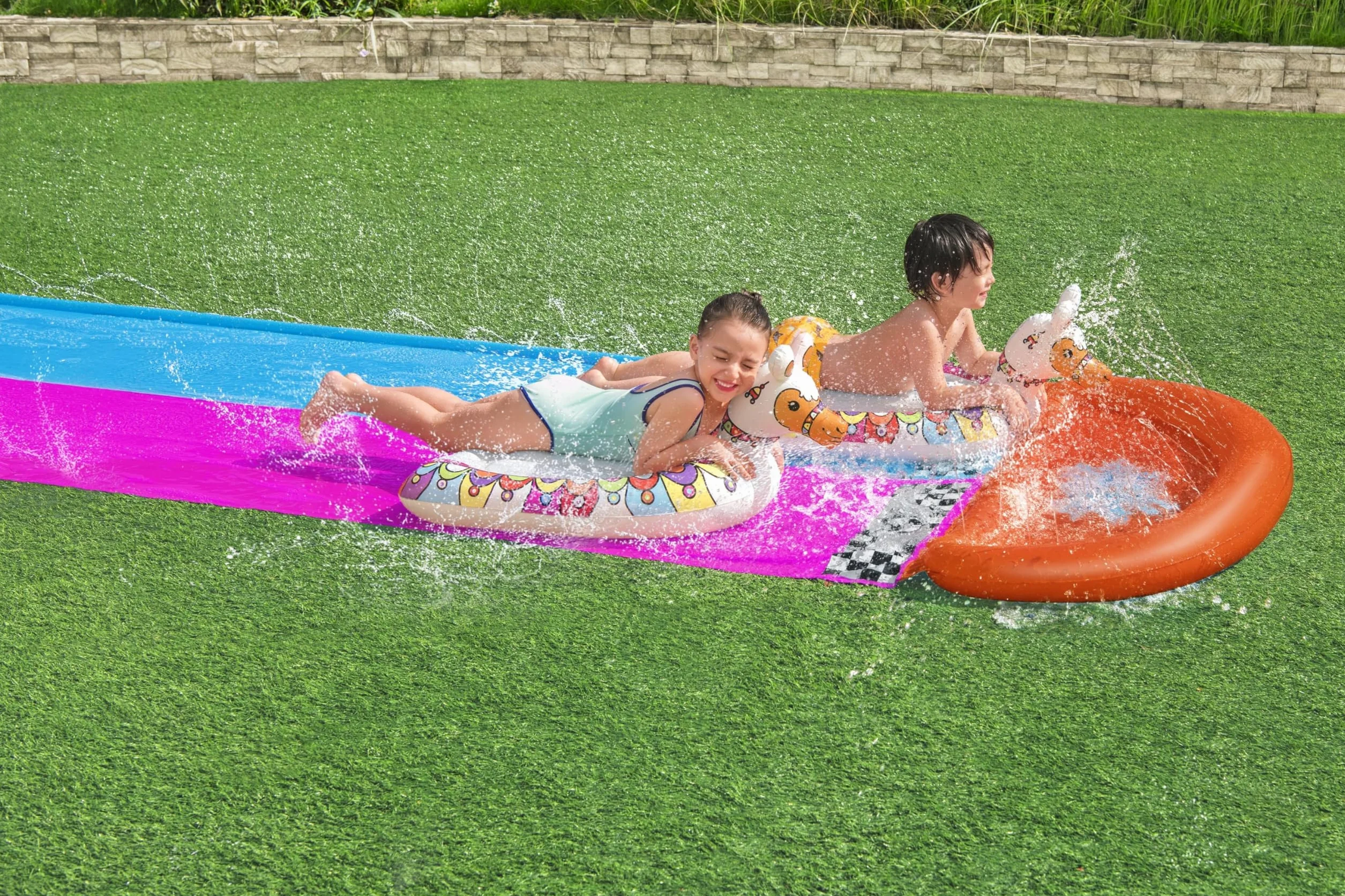 Bestway H2Ogo!® 16'/4.88M Llama Rama Double Race Slide