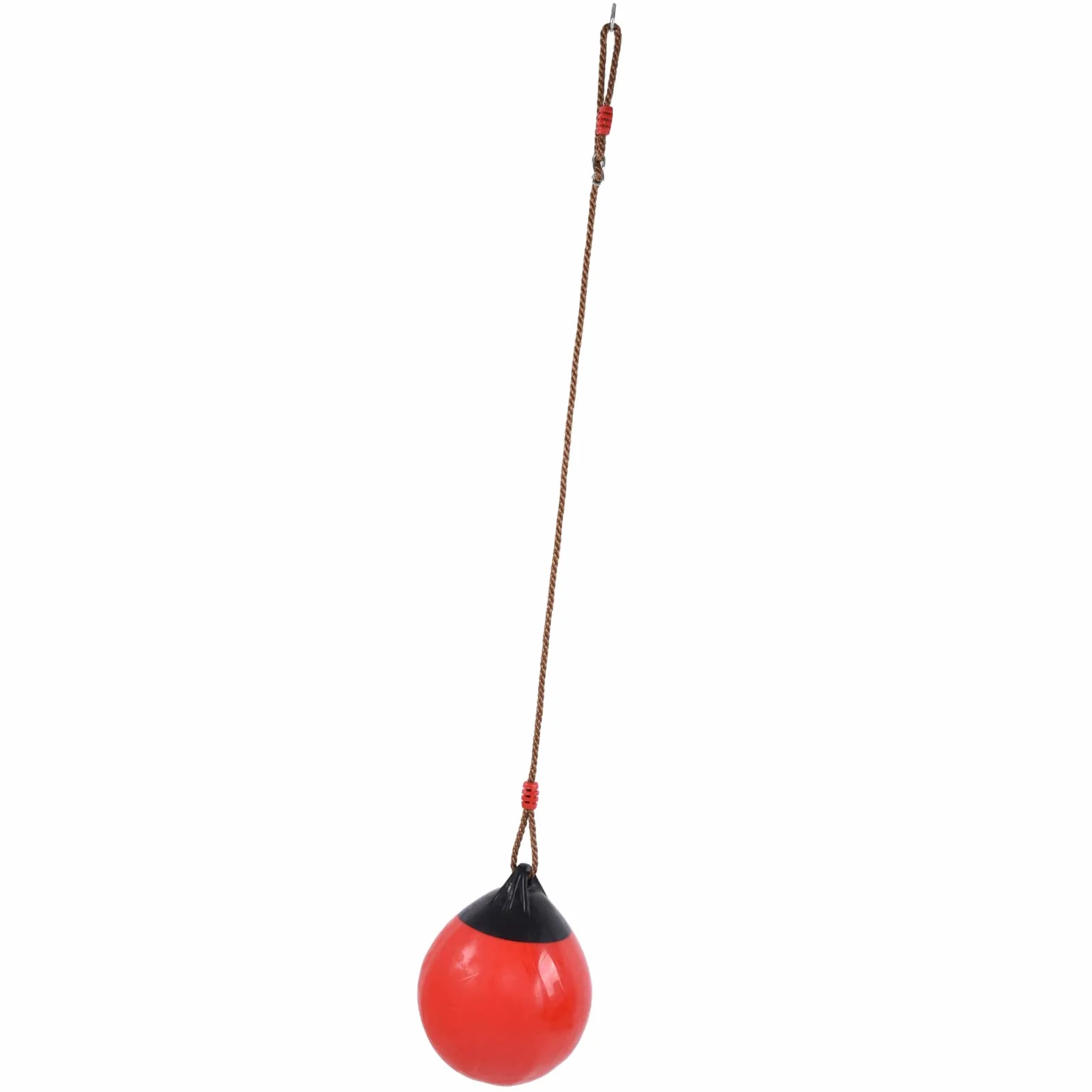 Aufblasbare Ballschaukel, Rot Kleine 11,4 Zoll Durchmesser Ballschaukel Sitz Kunststoff Hochfest für Indoor Outdoor Garden