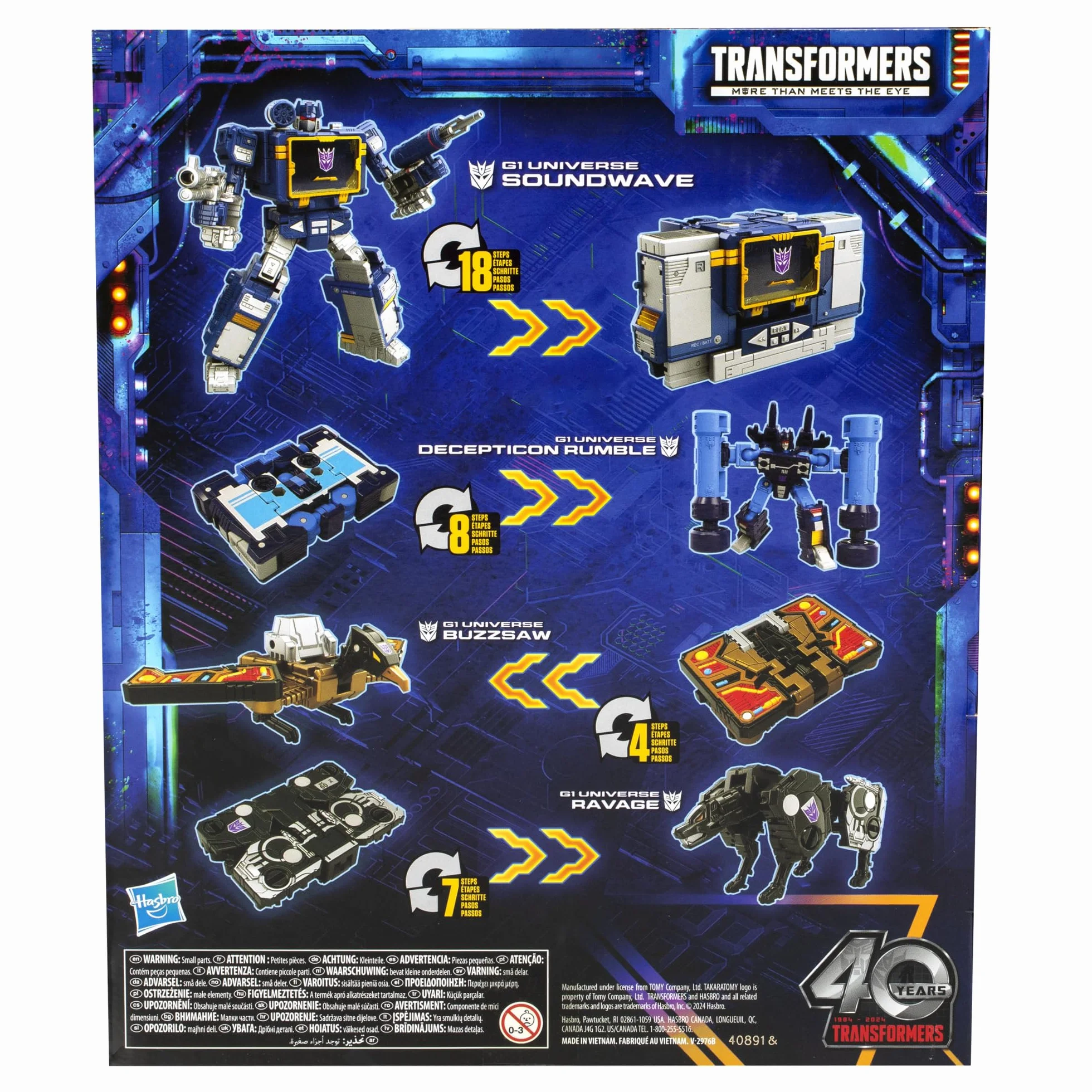 Transformers Legacy United Voyager klasa G1 Universe Soundwave figurka akcji