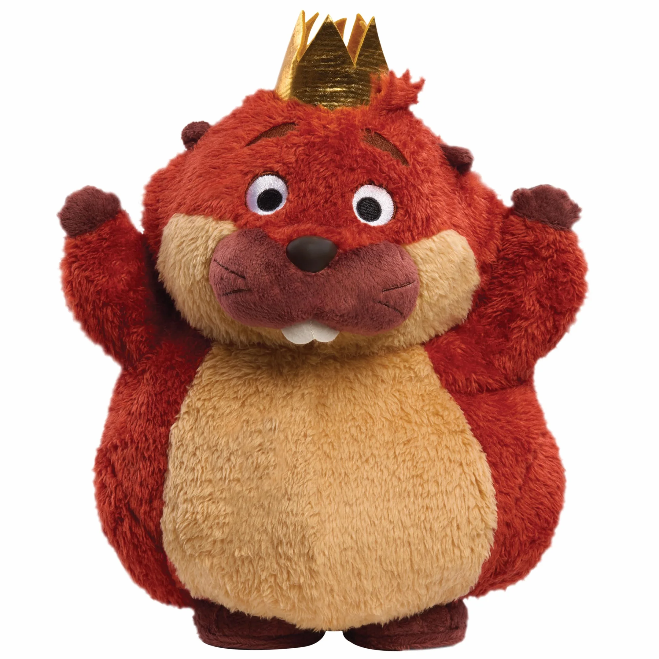 Disney i Pixar Hoppers King George 29 cm interaktywna pluszowa zabawka z muzyką i ruchem, pomysł na prezent dla dzieci, fanów filmu i miłośników przyrody, wiek 3+