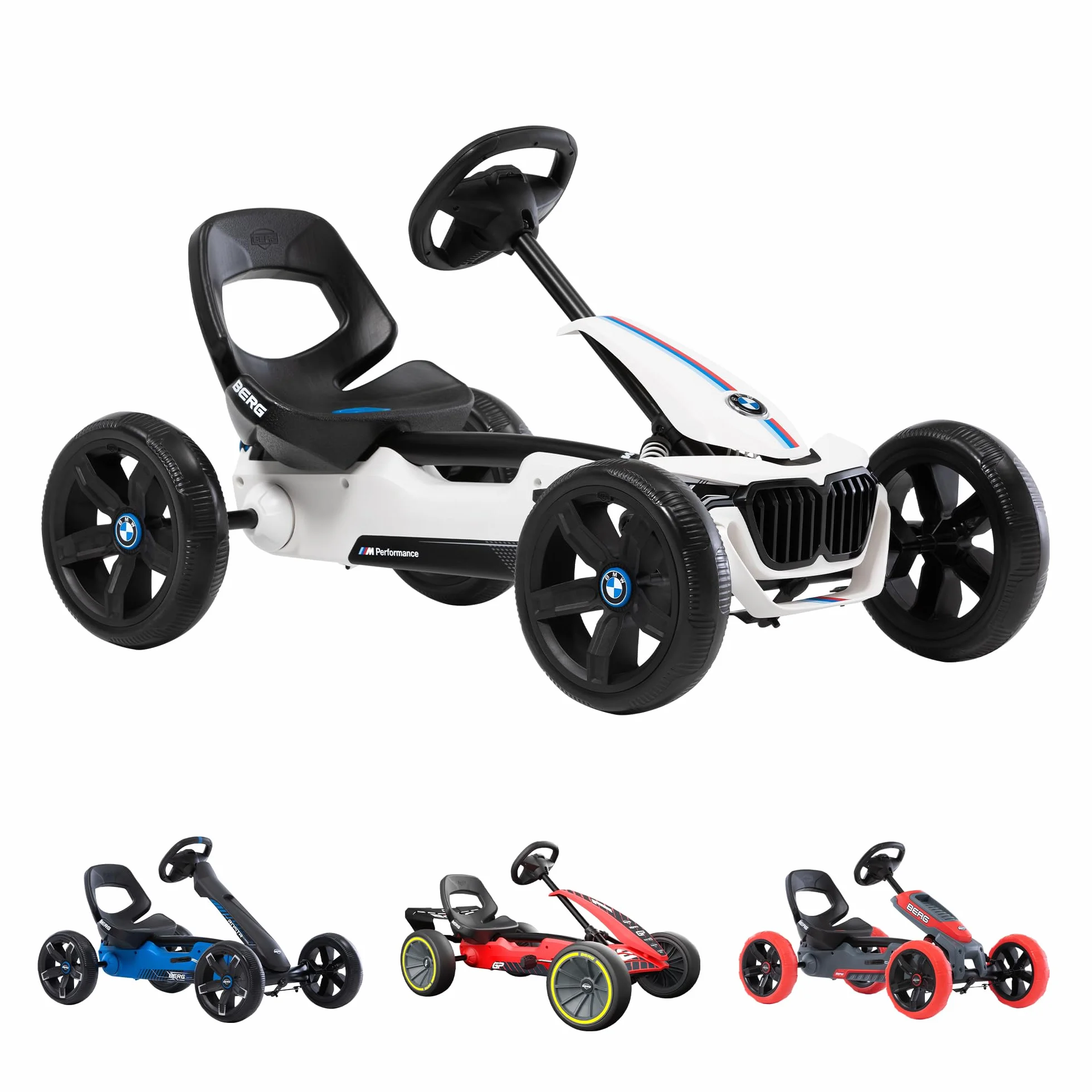 Berg Pedał Gokart Reppy BMW 24.61.00.00 Pojazd dziecięcy samochód pedałowy z głośnikiem