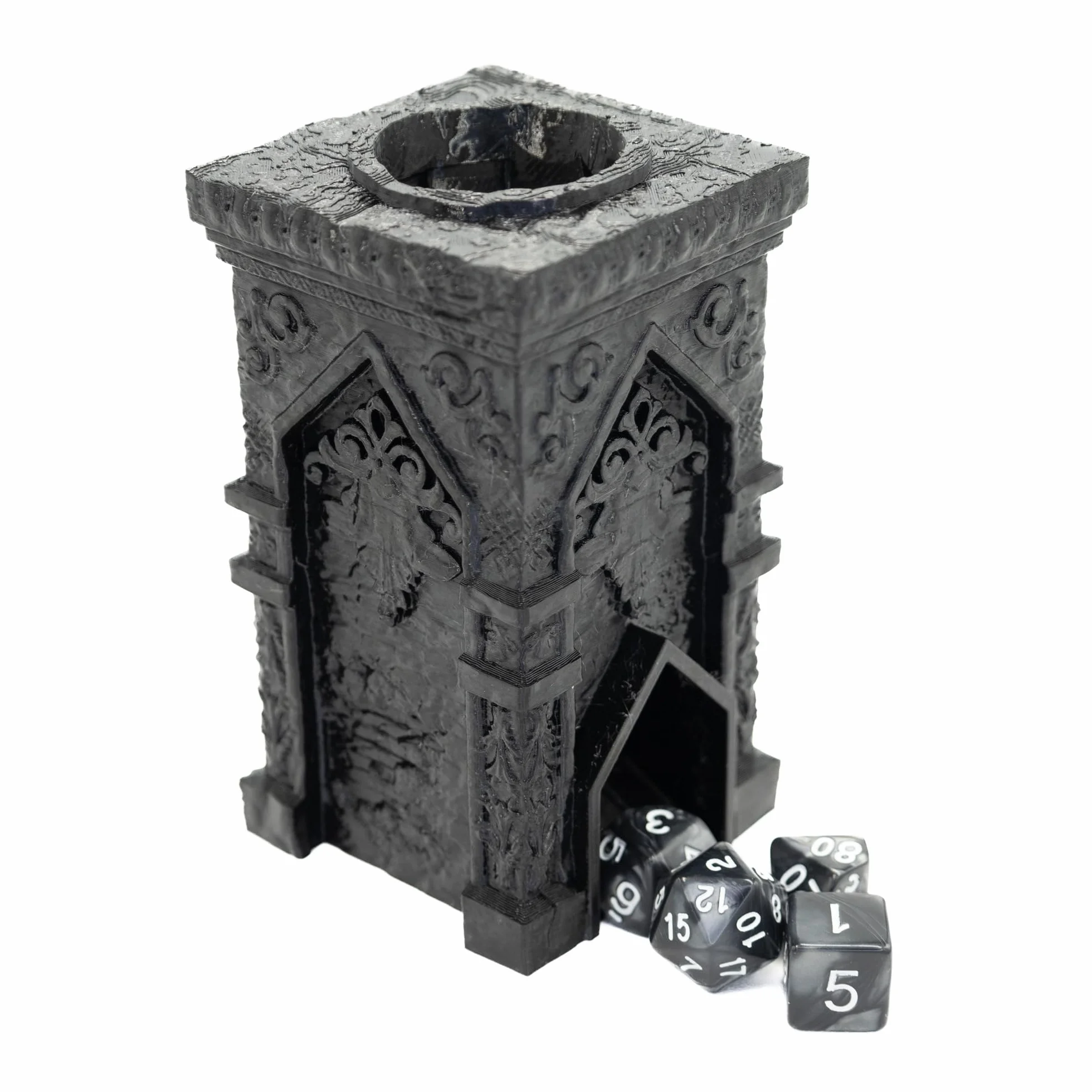 PLAYMATS FABT007 wieża kostkowa, czarna, 7,5 x 7,5 x 12,5 cm
