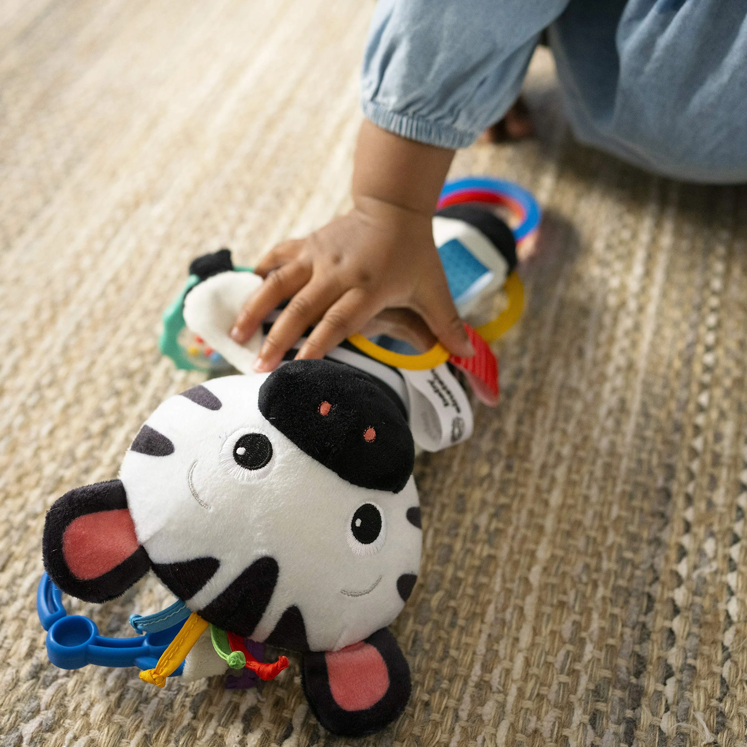 Baby Einstein Zen's Sensory Play pluszowy wózek aktywność zabawka dla niemowląt, wiek noworodek +