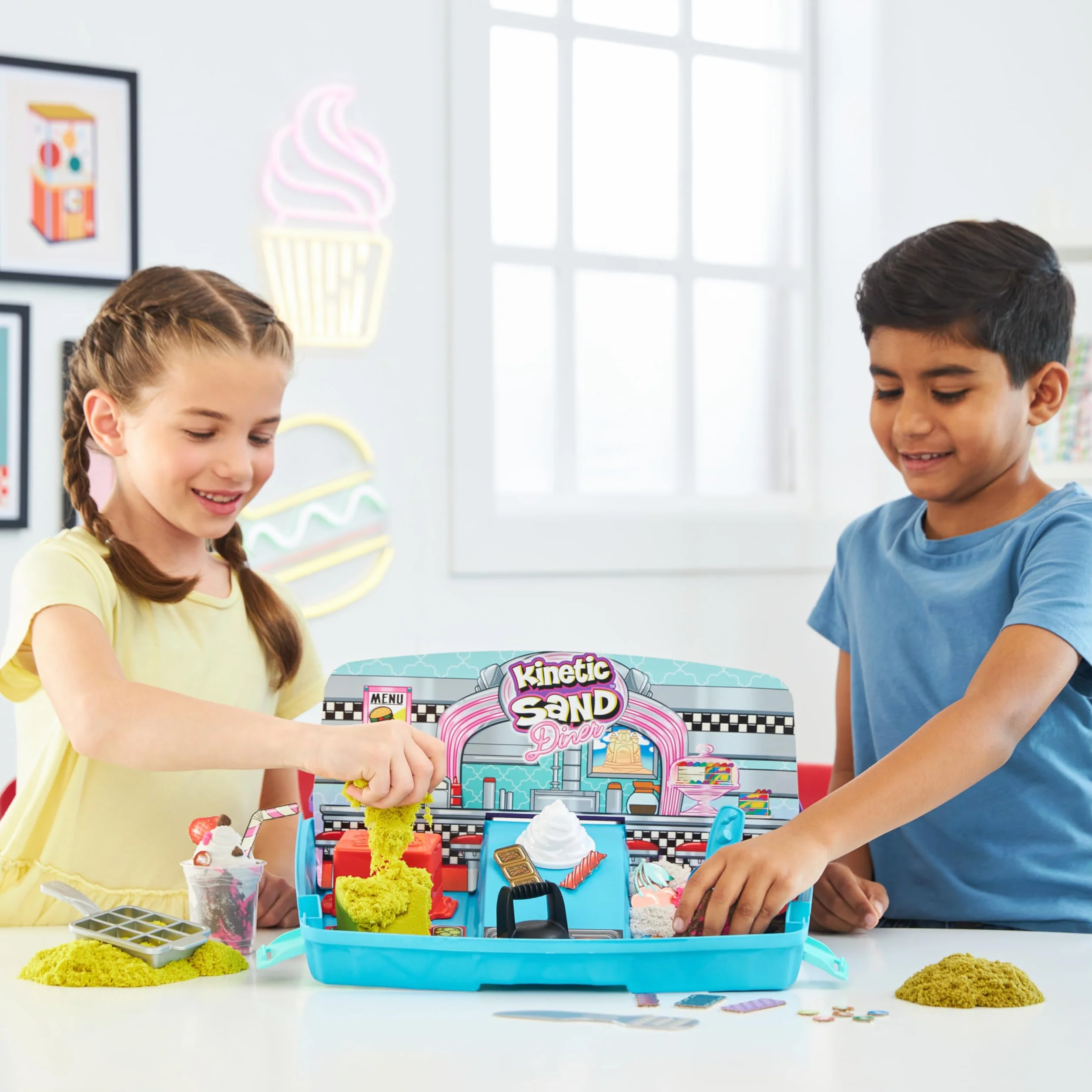 Kinetic Sand Bar do hamburgerów i lodów