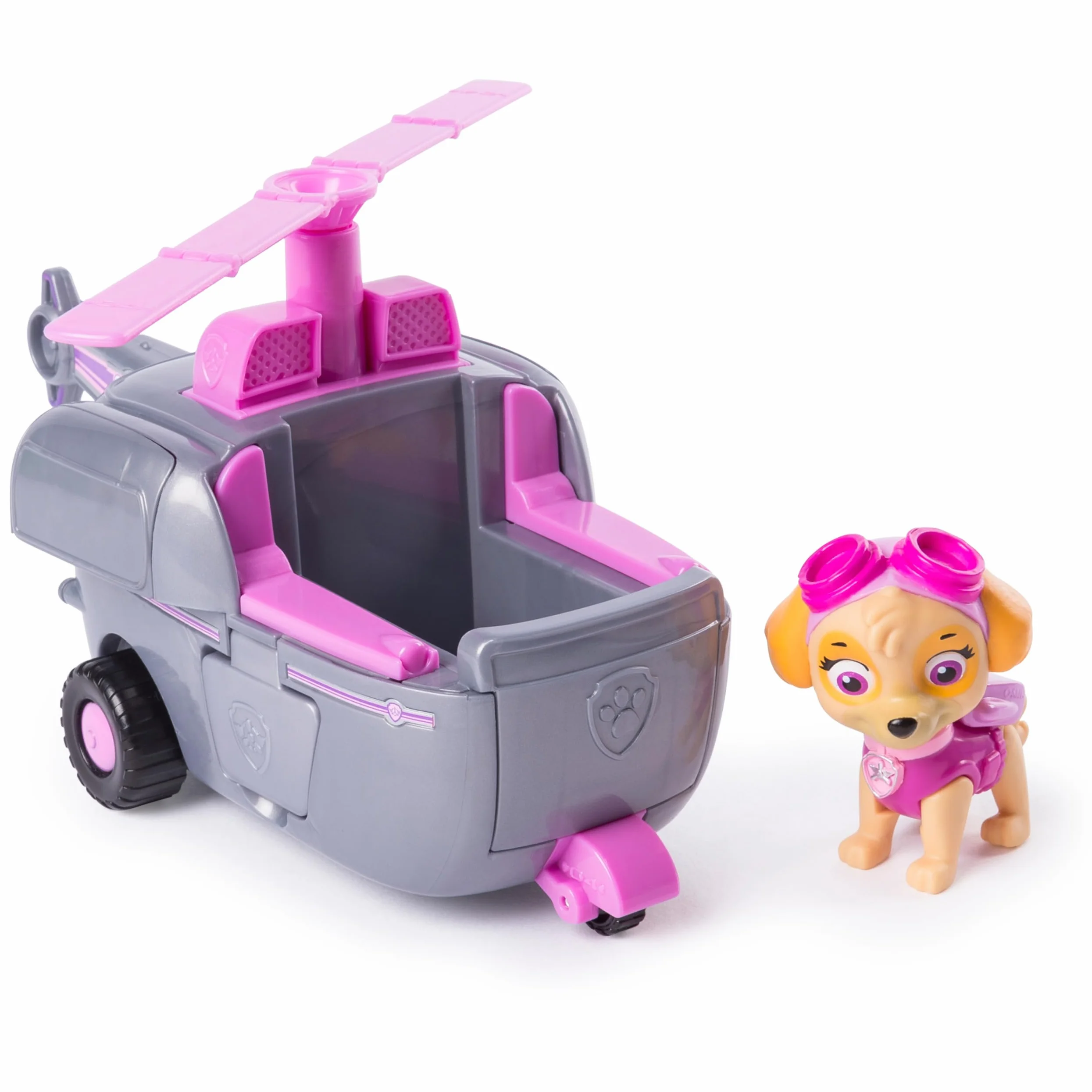 Paw Patrol Helikopter Skye'a z turbinami typu flip-open dla dzieci w wieku od 3 lat