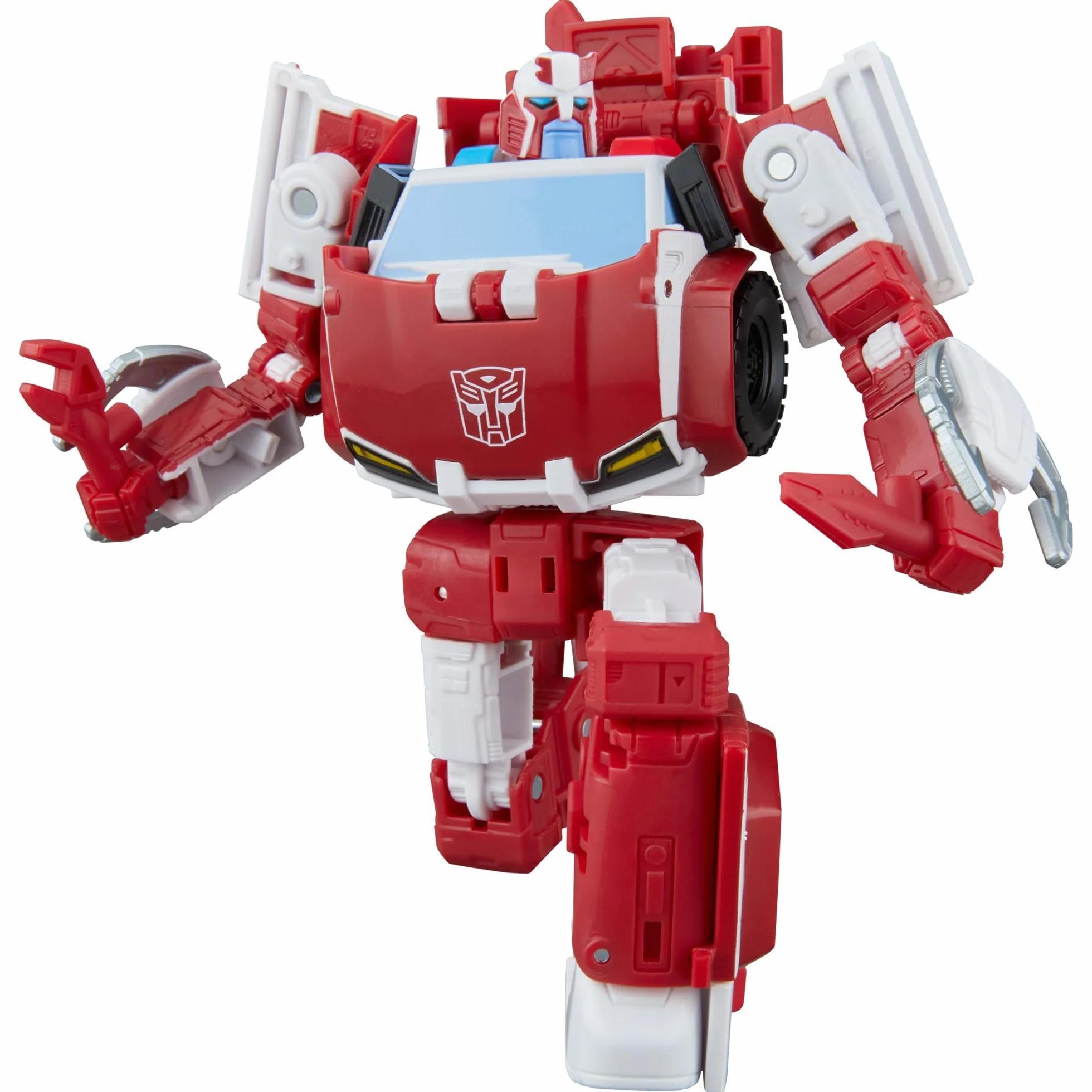 Autobot Ratchet z kolekcji Transformers: Age of the Primes, 14,5-centymetrowa przekształcająca się figurka klasy Deluxe, zabawkowe roboty dla dzieci w wieku od 8 lat