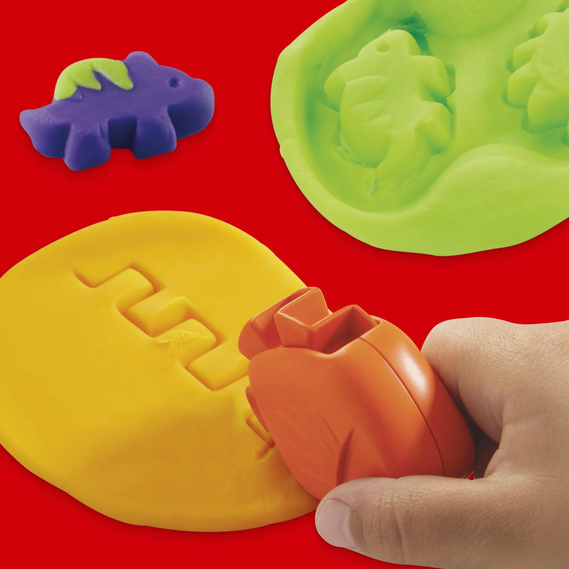 Zabawkowy zestaw startowy Play-Doh Dinozaur z kształtami i kolorami