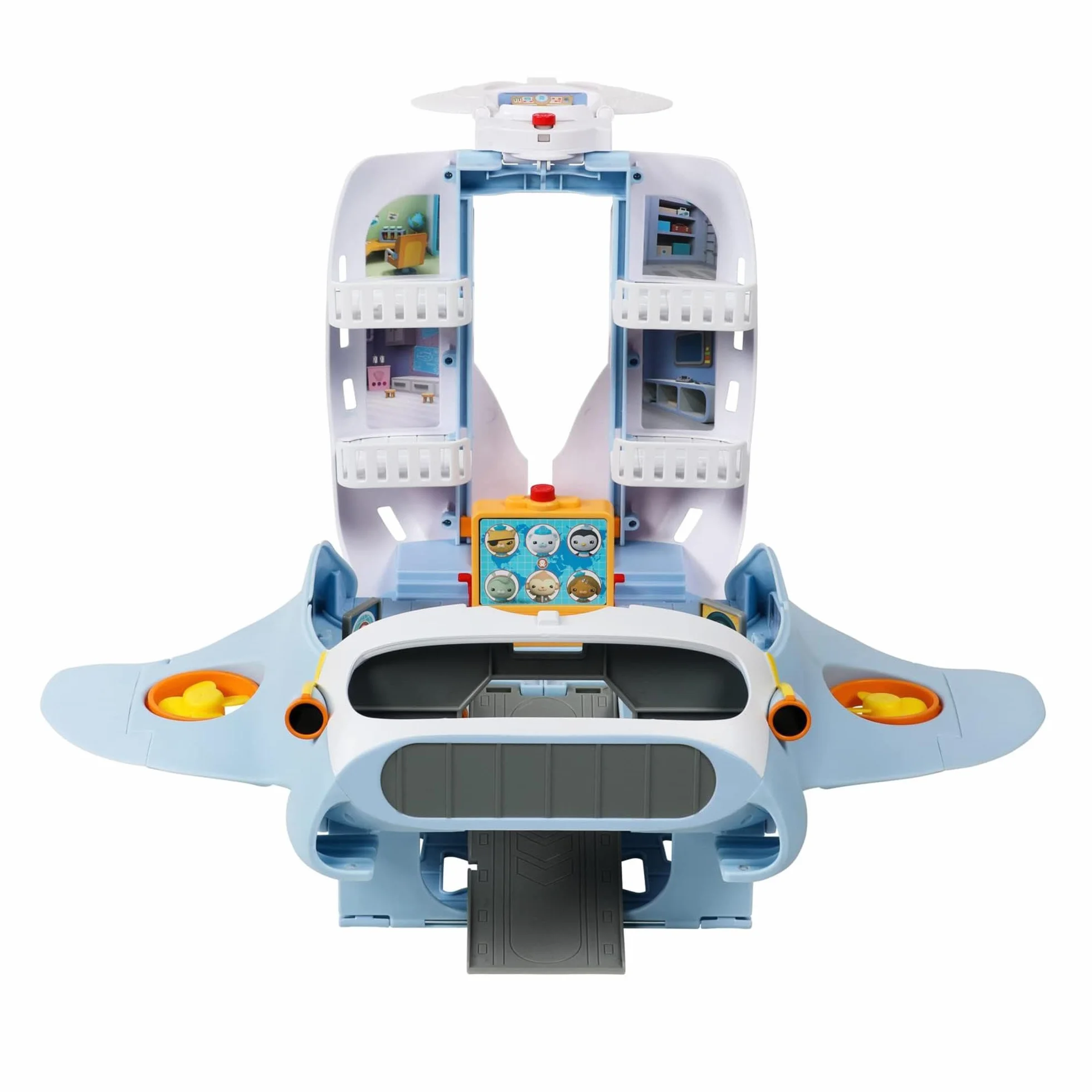 Octonauts Quoersrti Above & Beyond Octoray Transforming Playset | 7 sztuk | 25+ świateł i dźwięków