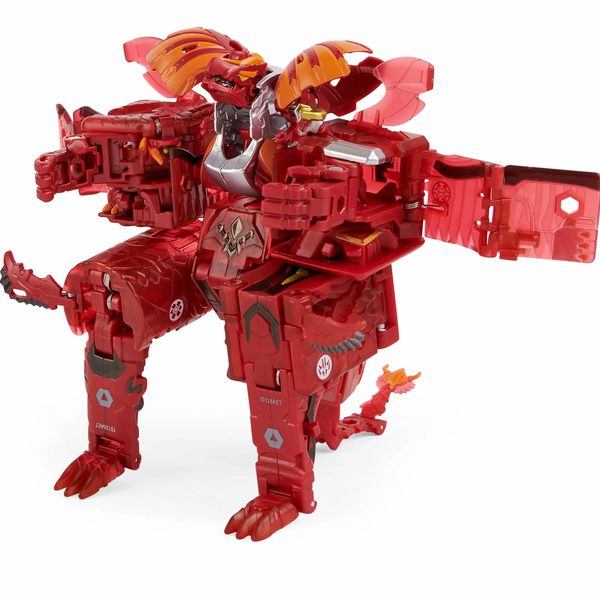BAKUGAN Geoforge Dragonoid, figurka kolekcjonerska z 6 geoganami i 1 ekskluzywnym metalowym smokiem Bakugan