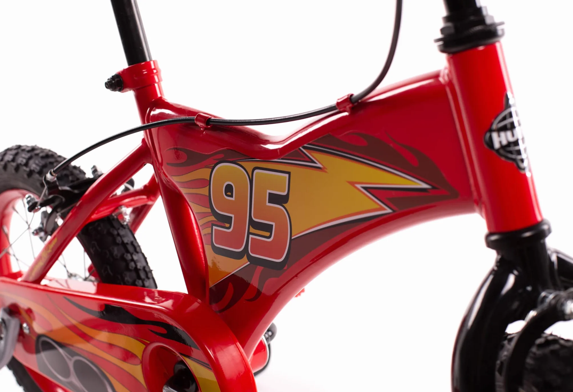 Huffy Disney Cars Luxury Unisex-Baby, 14 cali, czerwony