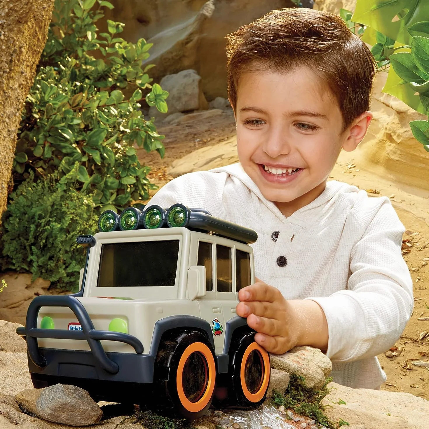 Little Tikes Big Adventures Safari SUV STEM Toy - w zestawie pojazd z lornetką, latarką i kompasem - Świetny prezent dla dzieci w wieku 3+