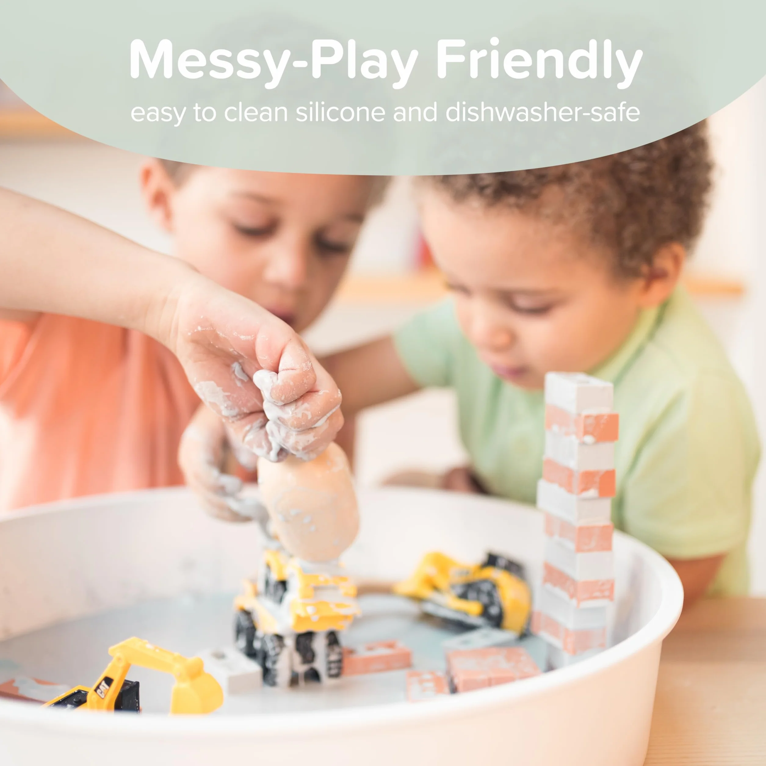 Inspire My Play 25 x mini silikonowe klocki do zabawy sensorycznej i chaotycznej, wypełniacz kosza, kreatywność dla dzieci, 25 szt