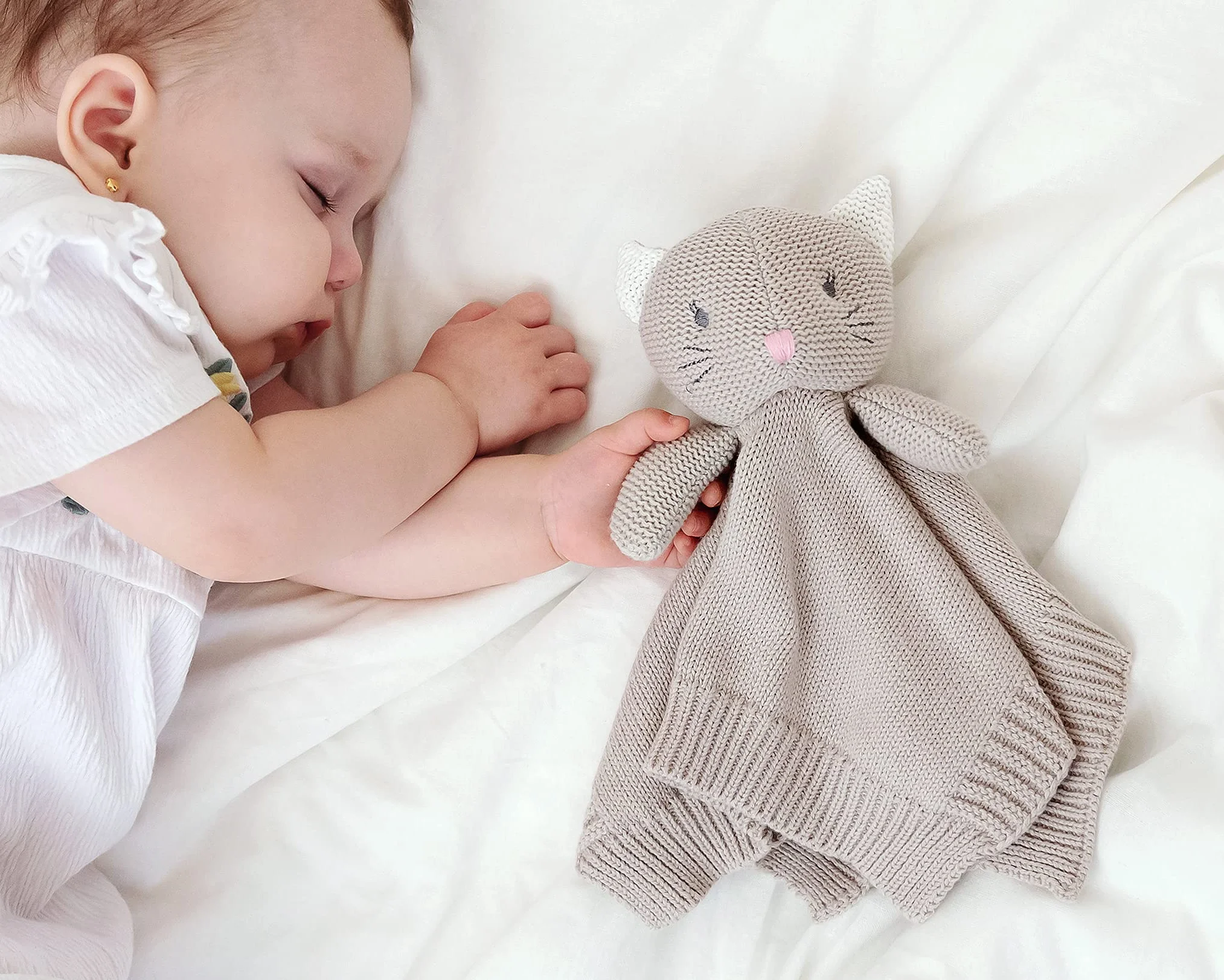 KIOKIDS DOUDOU Bawełniany kotek