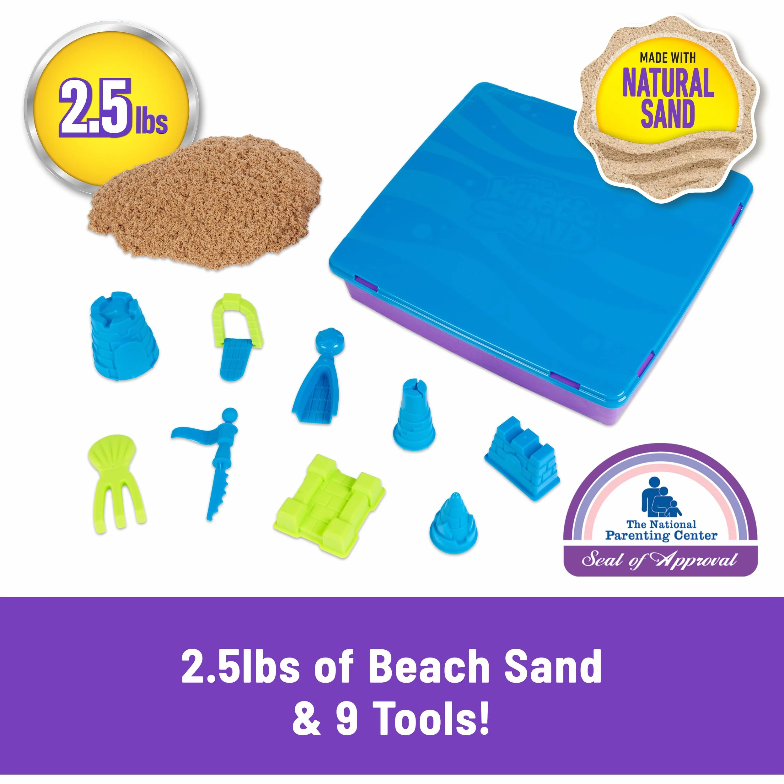 Kinetic Sand zestaw zamek na plaży