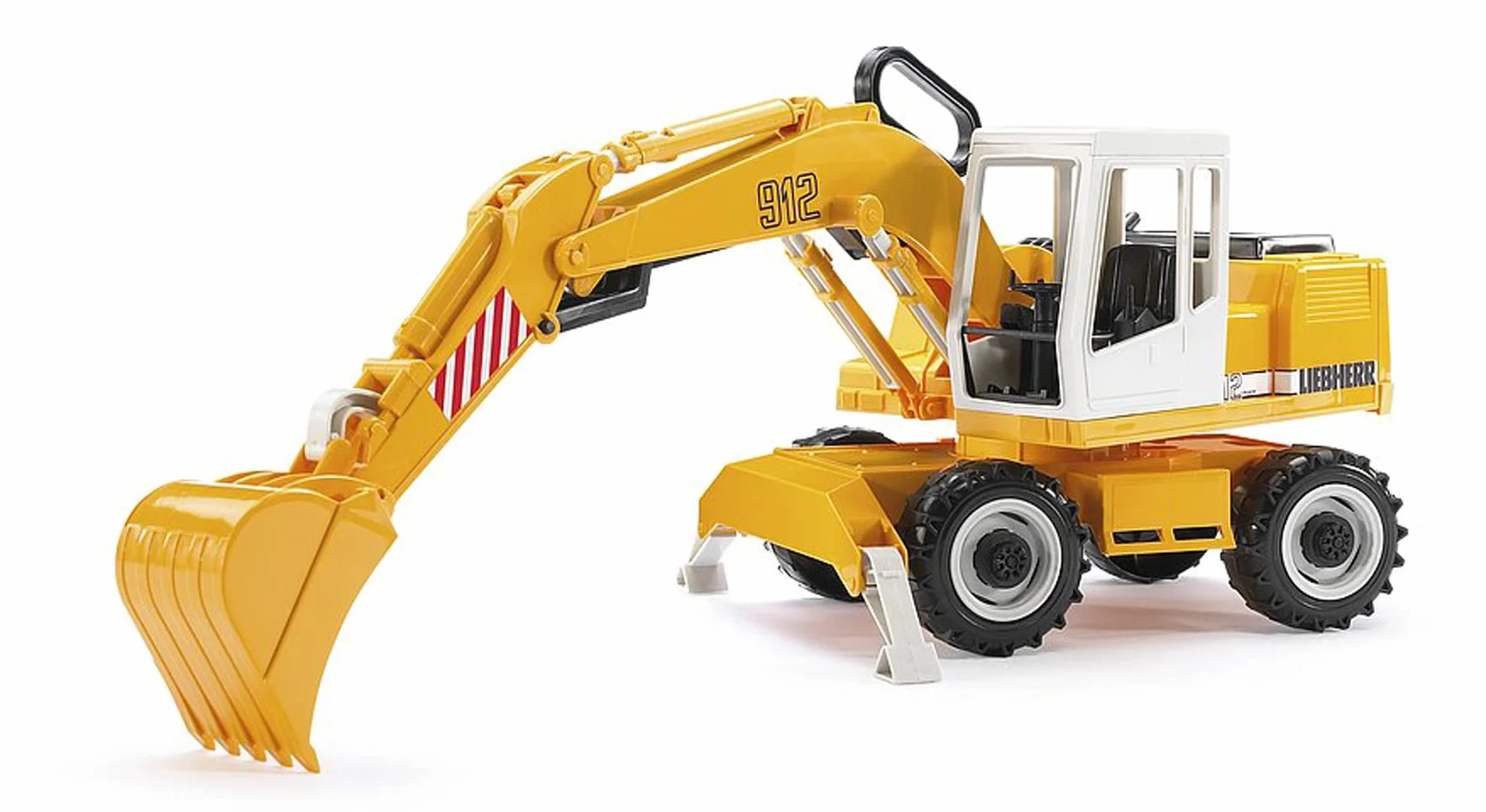 bruder 02426 - Koparka Liebherr - 1:16 Plac budowy, pojazd budowlany, koparka, robotnik, bworld, maszyna budowlana, zabawka