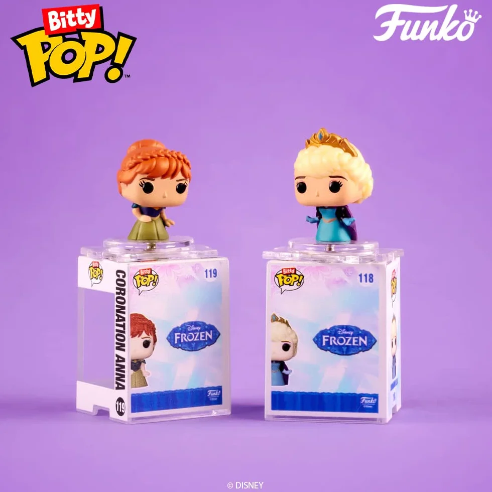 Funko Bitty Pop! Disney Princess - Roszpunka, Merida, Moana i tajemnicza mini-Figurynka z niespodzianką - 2,2 cm do kolekcjonowania - półka do układania w stos w zestawie - pomysł na prezent,