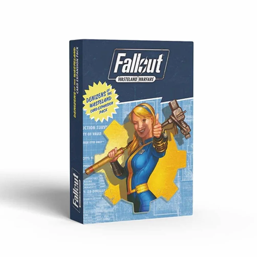 Modiphius Entertainment Fallout Wasteland Warfare Denizens of the Wasteland Card Expansion Pack Unpainted