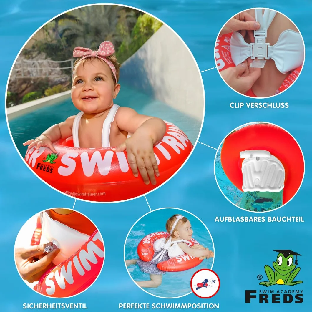 FREDS SWIM ACADEMY Trenażer Swimter 'Classic' (SwiMTRAINER "Classic" czerwony