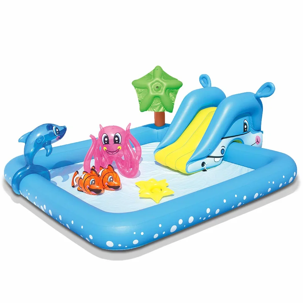 Bestway Fantastic Aquarium Play Pool Basen Dmuchany, 239 x 206 x 86 cm