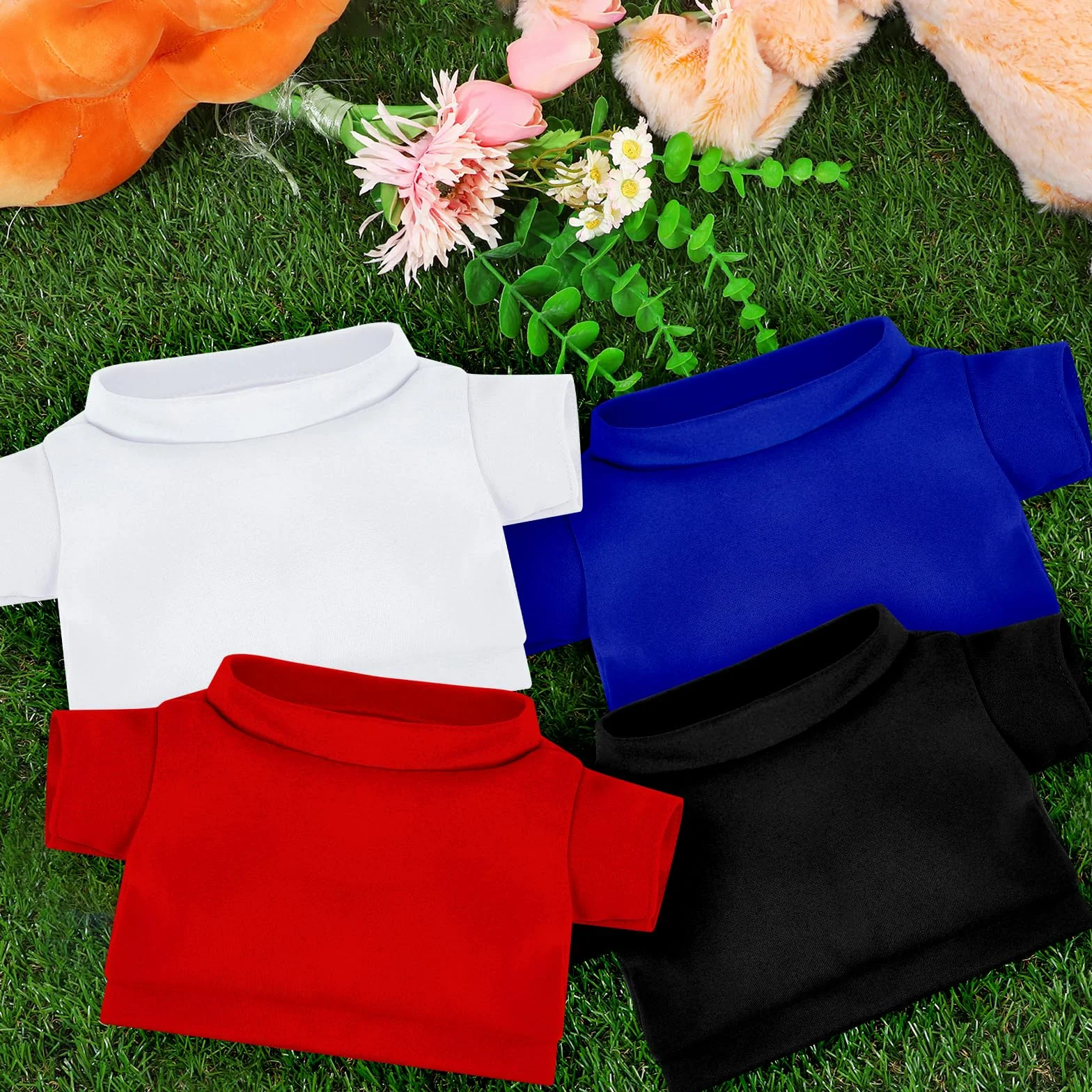 4 sztuki Build a Bear Clothes Mini Bear Ubranie Niedźwiedź Lalki Odzież Miś Odzież Pluszowe Zwierzę Ubrania 30-40 cm Niedźwiedzie Stwórz swoje własne pluszowe lalki na zewnątrz i akcesoria-B