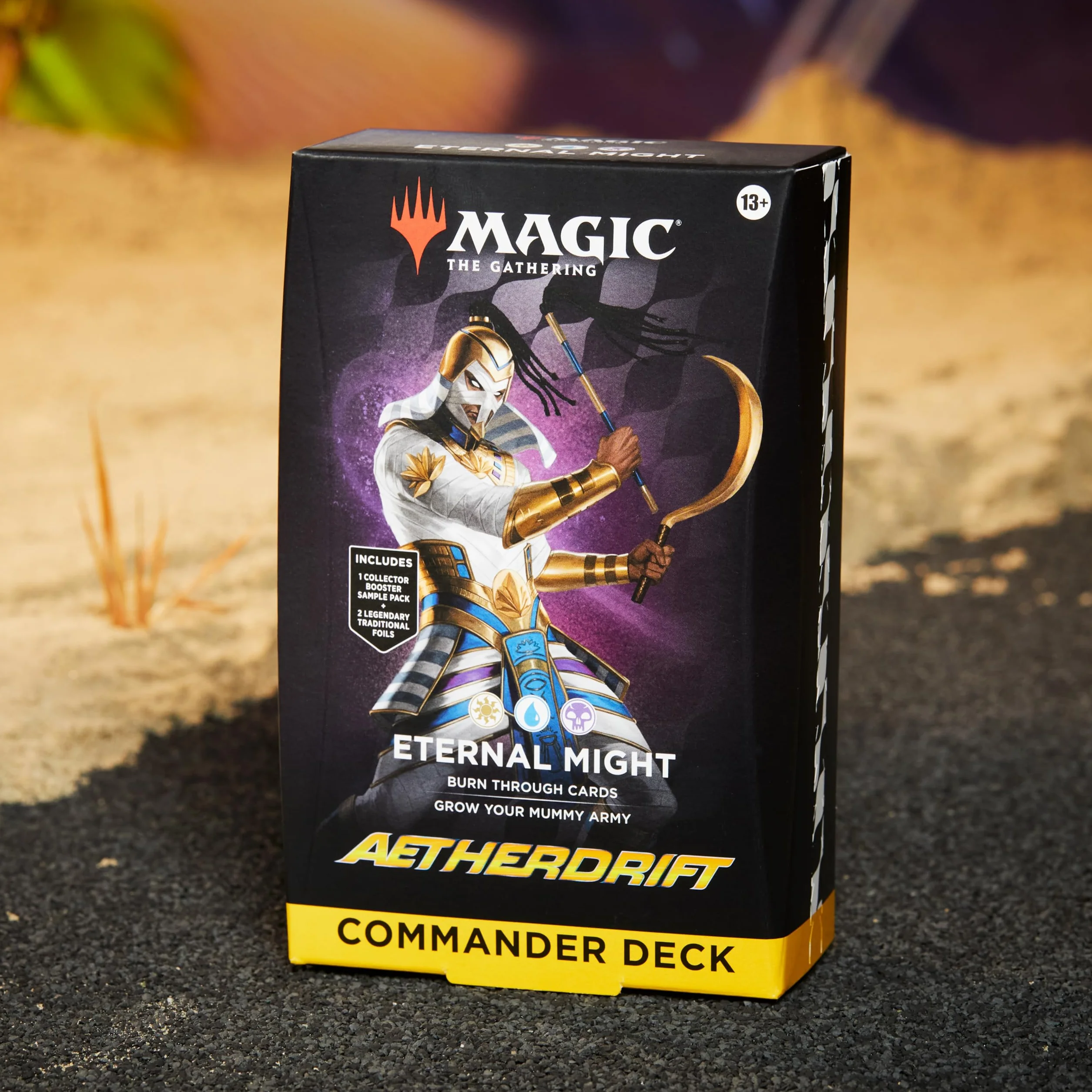 Magic: The Gathering Aetherdrift Talia dowódcy Commander — Eternal Might (Wersja Angielska)