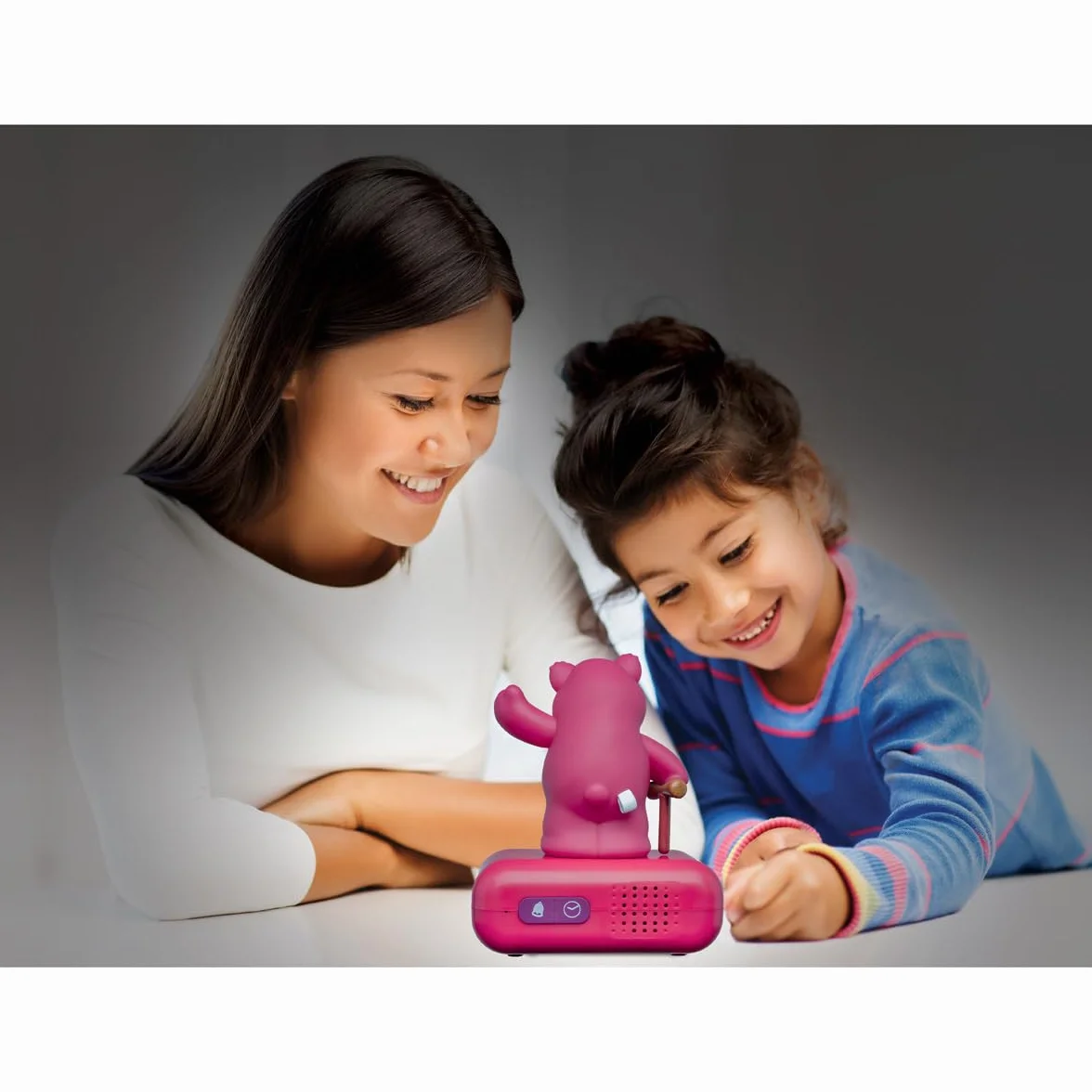 Lexibook, Disney Toy Story, Budzik nocna lampka Lotso, Postać świecąca, Efekty dźwiękowe, Wybór alarmów, Podświetlany ekran LCD, Funkcja drzemki, Fioletowy, RL800TS1LXB