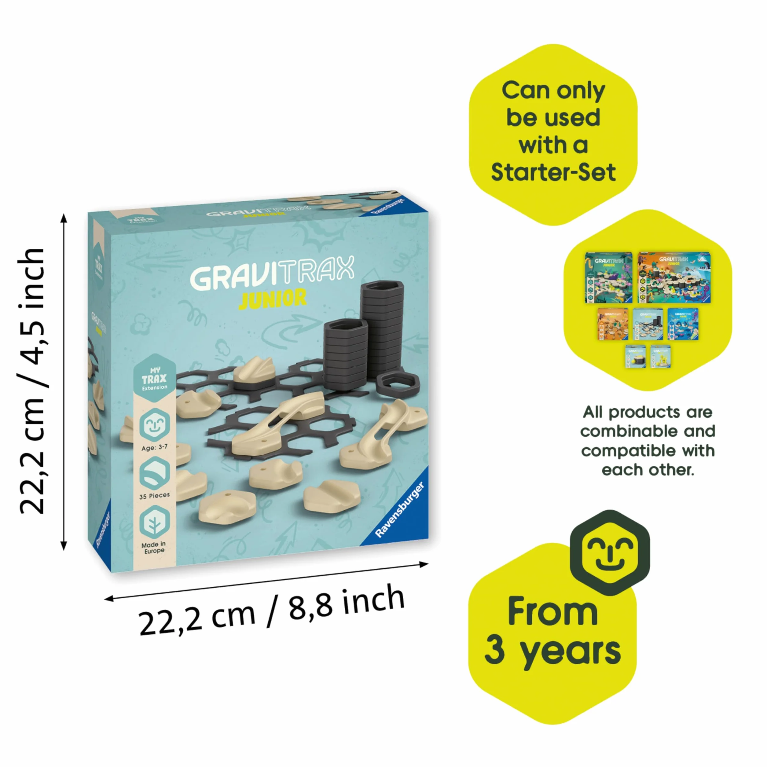 Ravensburger Gravitrax Junior Zestaw Uzupełniający Tory