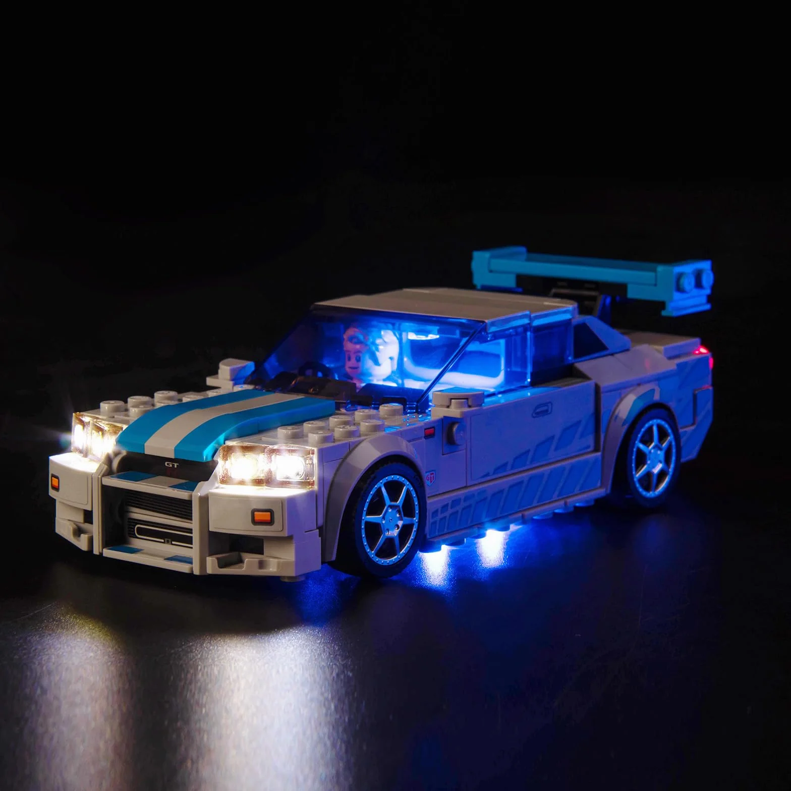 Zestaw oświetlenia LED kompatybilny z Lego 76917 Speed Champions Nissan Skyline GT-R