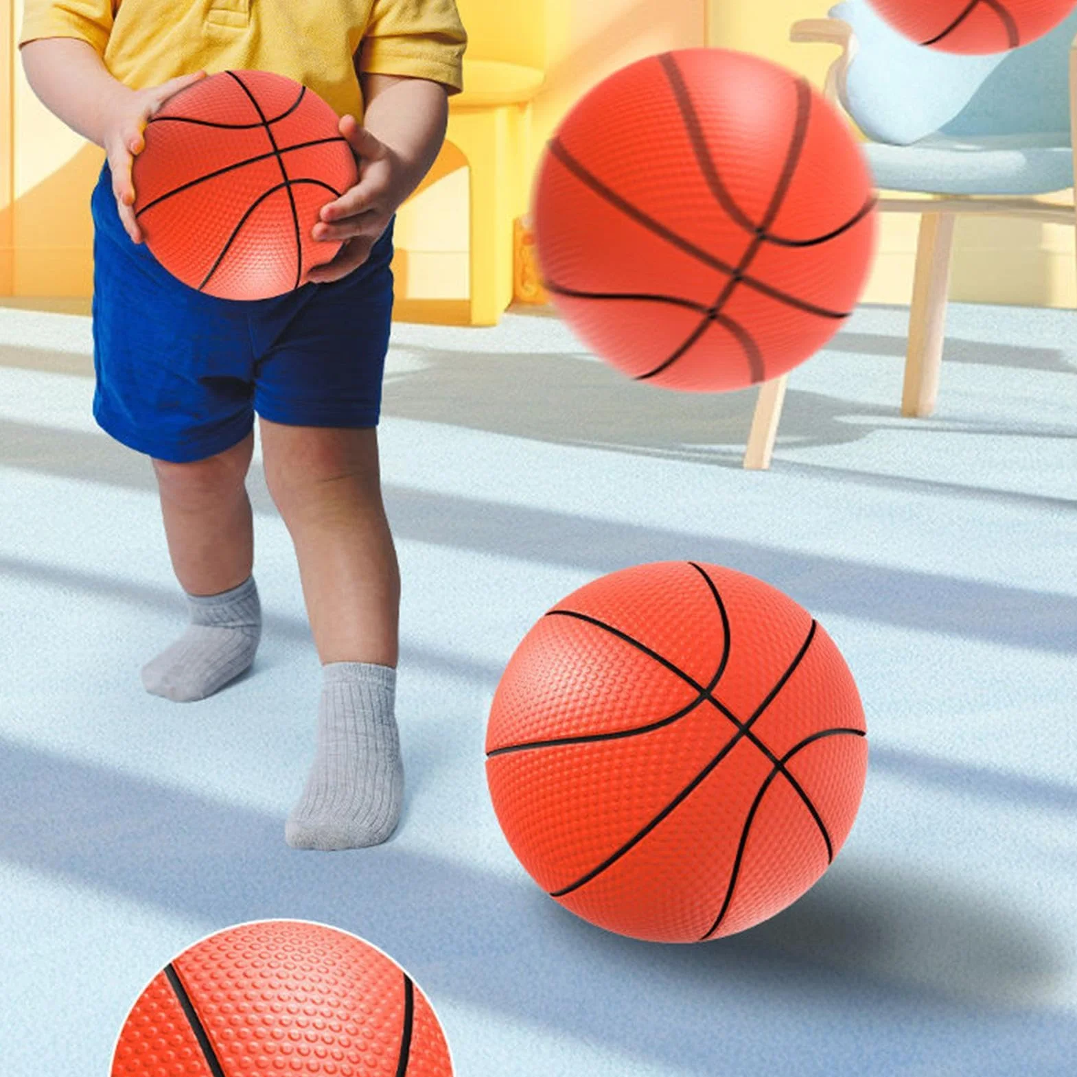 Kids Basketball Hoop Indoor Game Sport Toy Portable Early Education