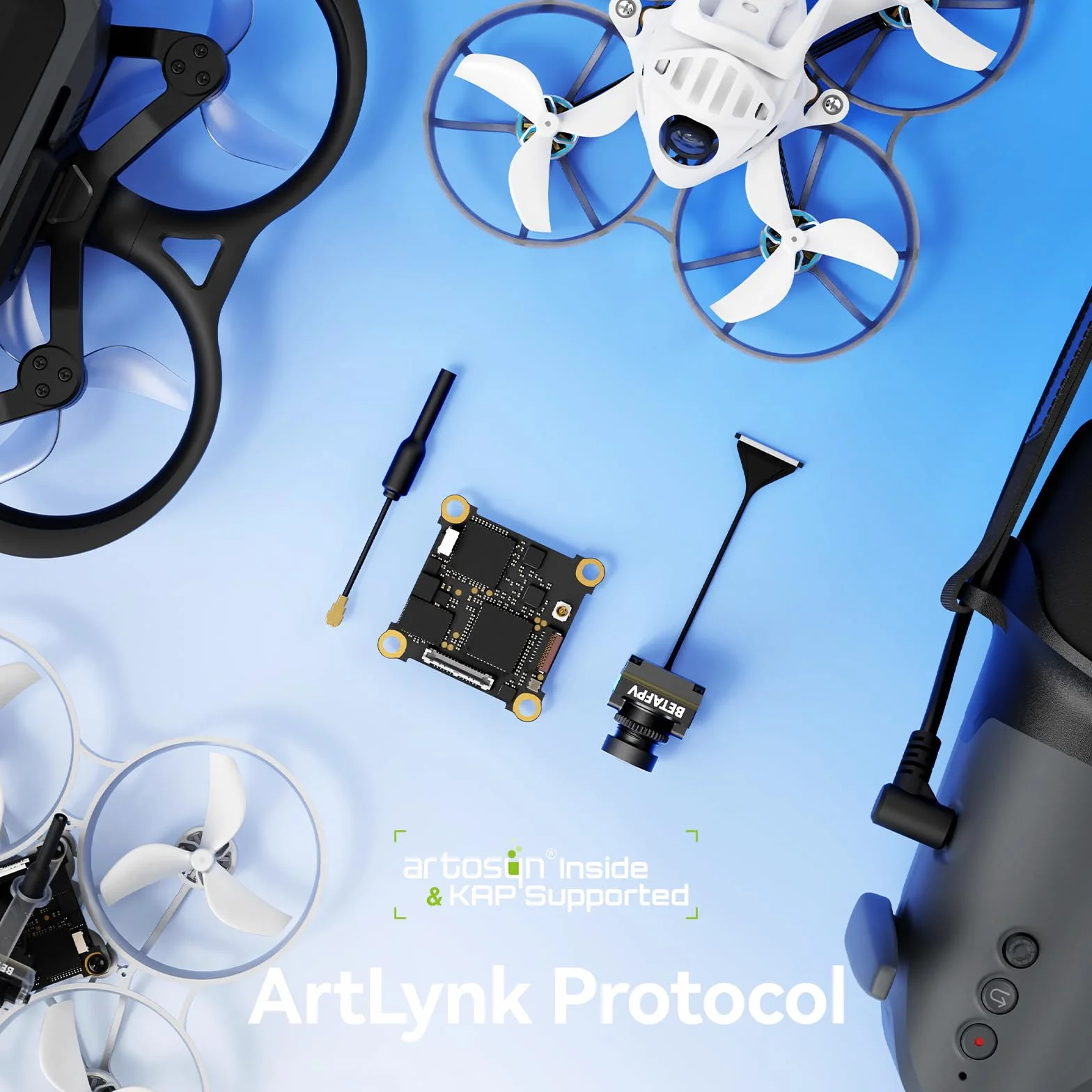 BETAFPV P1 Jednostka HD VTX z 1080P/60FPS, opóźnienie 60ms, maksymalny zasięg 5KM, 1/2.9'' sensor CMOS, 170° UoP, ultralekkie, wsparcie Plug-Play z FC/USB dla DIY 1S HD Cine Whoop jak Meteor75 Pro