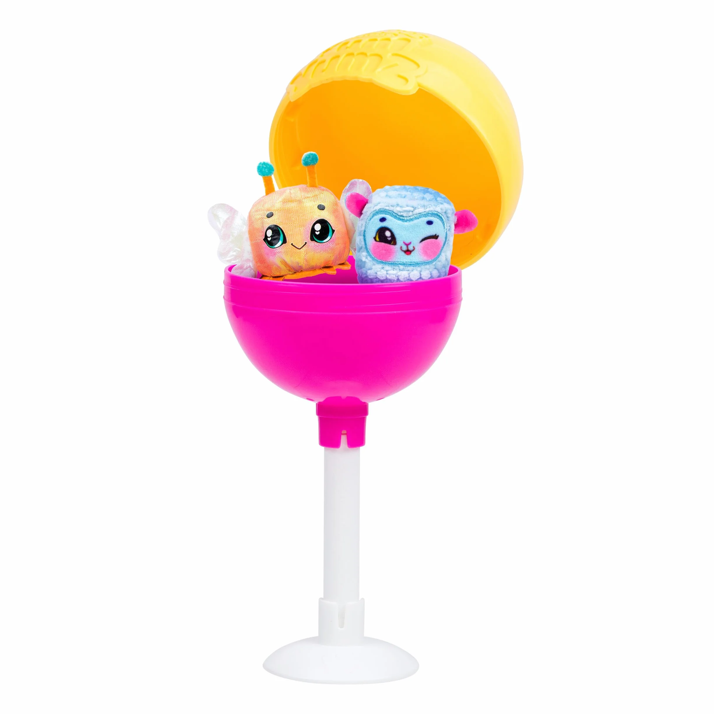 Cookeez Makery Yum Yumz Twin Pack, seria 3, pełna zabawy i mniamu, 2 słodkie pachnące pluszowe niespodzianki wewnątrz lizaka, ponad 30 pluszowych cukierków do kolekcjonowania ze zwykłą, rzadką, ultra
