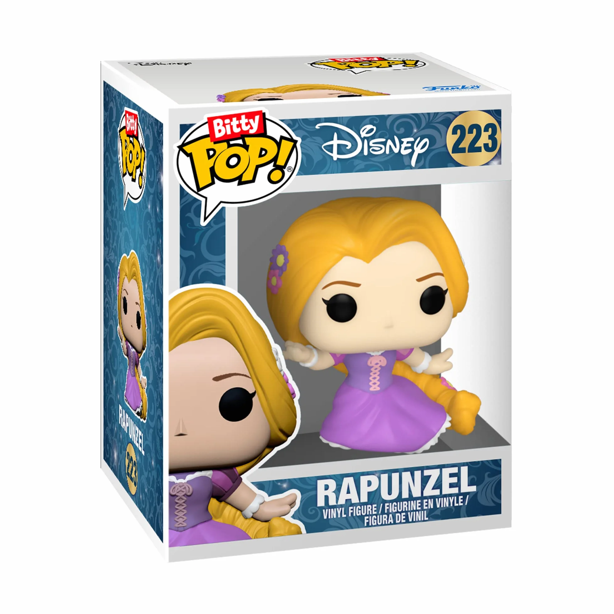 Funko Bitty Pop! Disney Princess - Roszpunka, Merida, Moana i tajemnicza mini-Figurynka z niespodzianką - 2,2 cm do kolekcjonowania - półka do układania w stos w zestawie - pomysł na prezent,