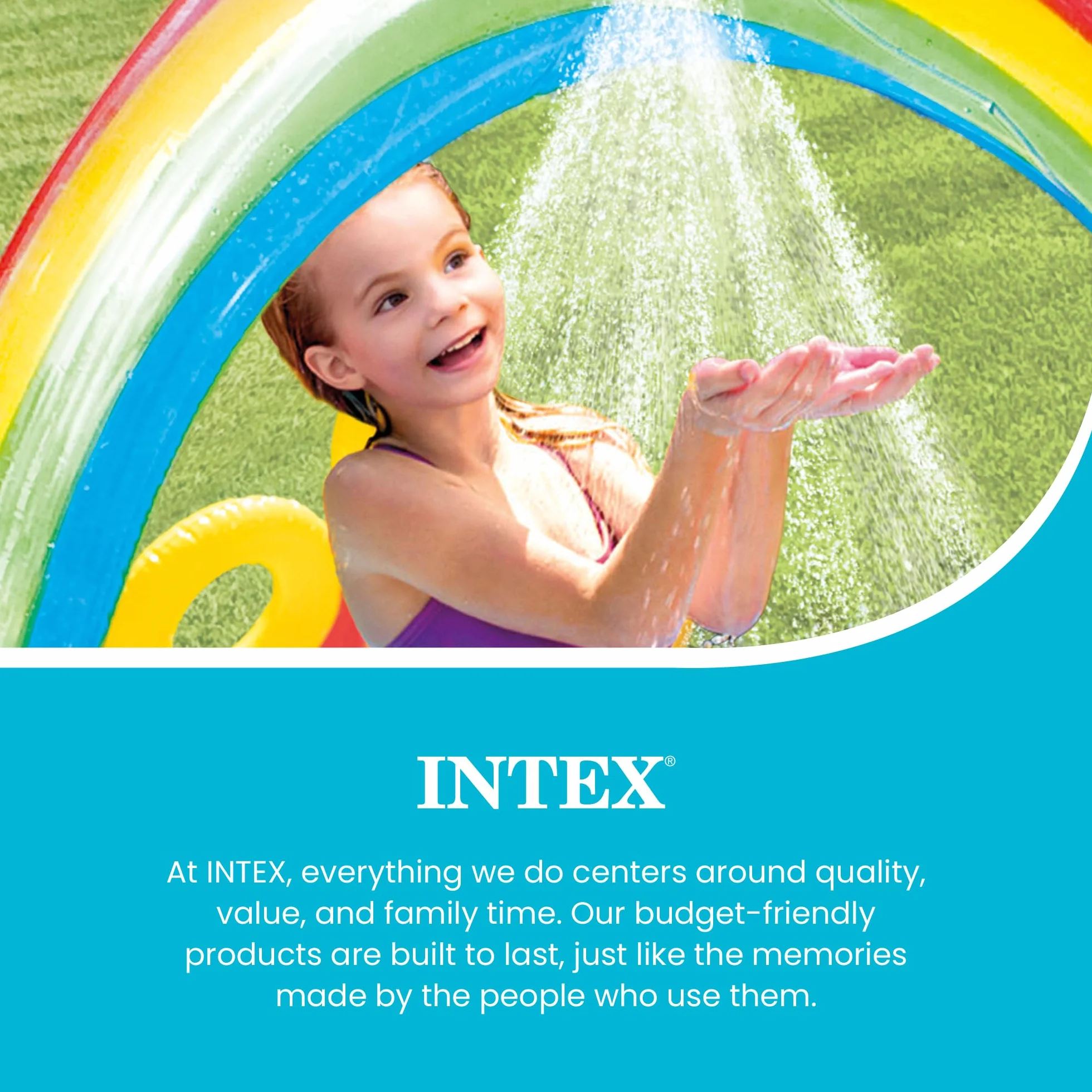 Intex Rainbow Ring Play Centre Wielokolorowy