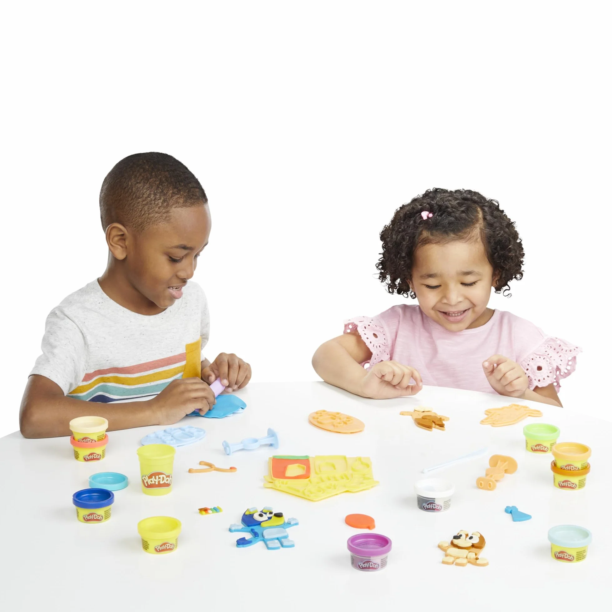 Play-Doh Przebrania Blue Zestaw do zabawy dla dzieci od 3 lat, 11 tub ciastoliny
