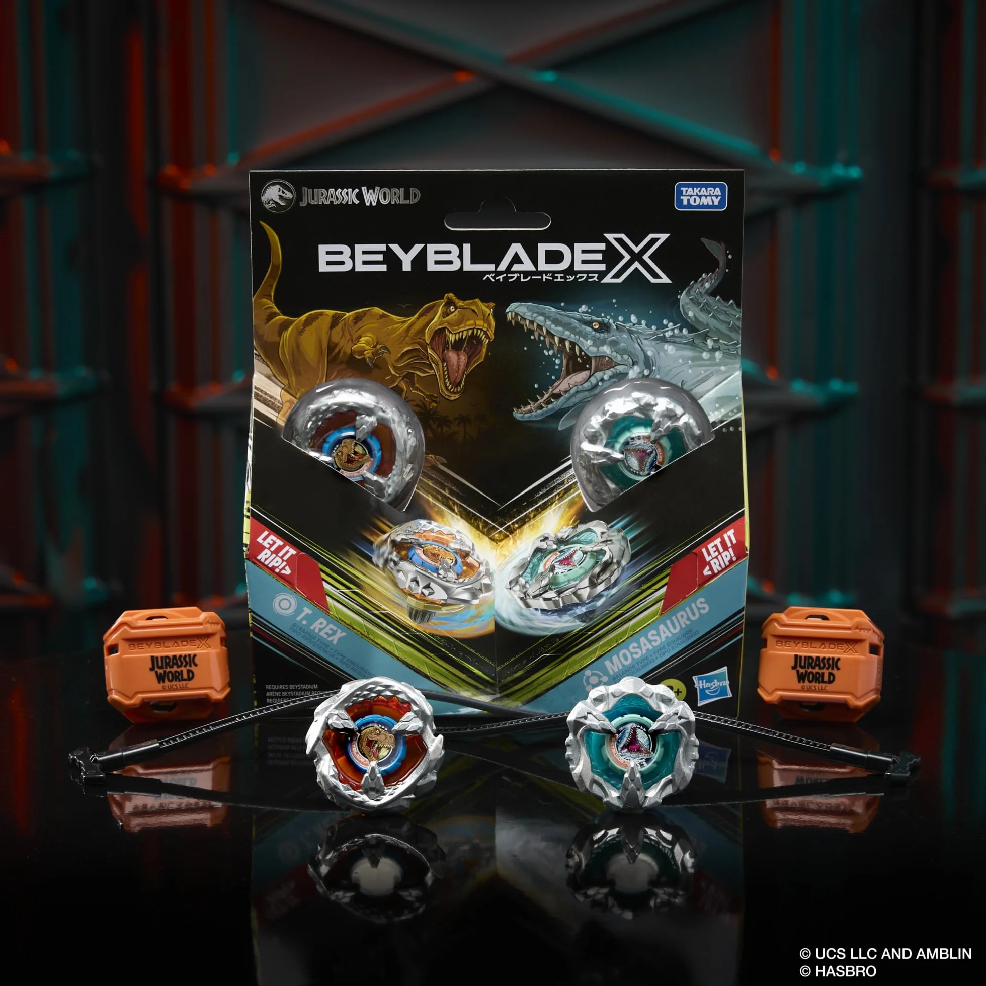 Beyblade X Jurassic World Collab T. Rex kontra Mosasaurus Wielopak