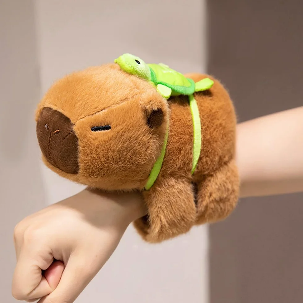 Capybara Capybara dziecięca bransoletka zatrzaskowa, pluszowa zabawka
