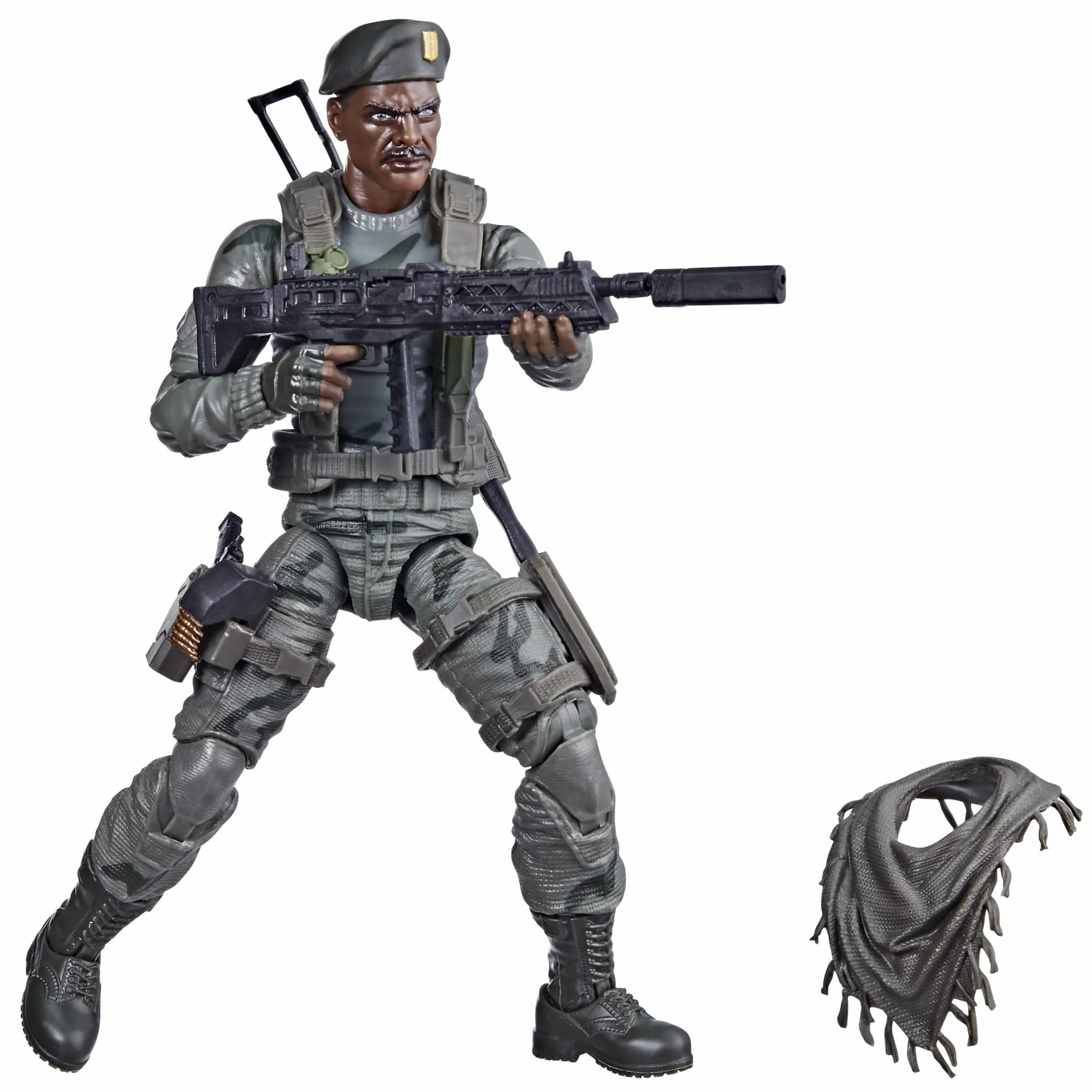 G.I. Joe Seria sklasyfikowana Lonzo Stalker Wilkinson Figurka 46 kolekcjonerska zabawka, wiele akcesoriów 15-centymetrowa skala, niestandardowy pakiet sztuka wielokolorowa F4024