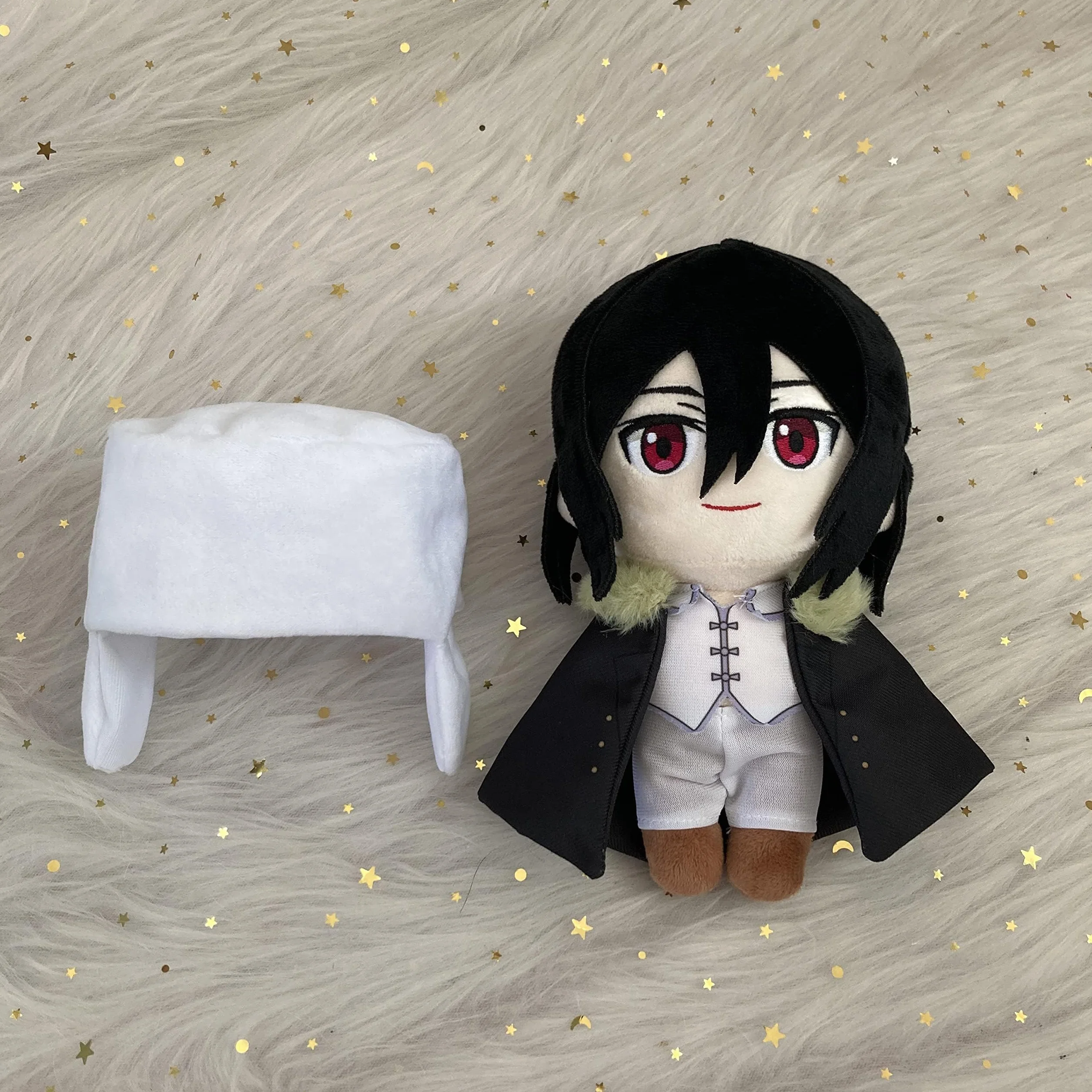 Bungo bezpańskie psy pluszowa poduszka lalka postacie anime Fiodor Dostoyevsky, anime kreskówka urocze poduszki dekoracyjne figurka pluszowa wypchana miękka dla fanów, 20CM
